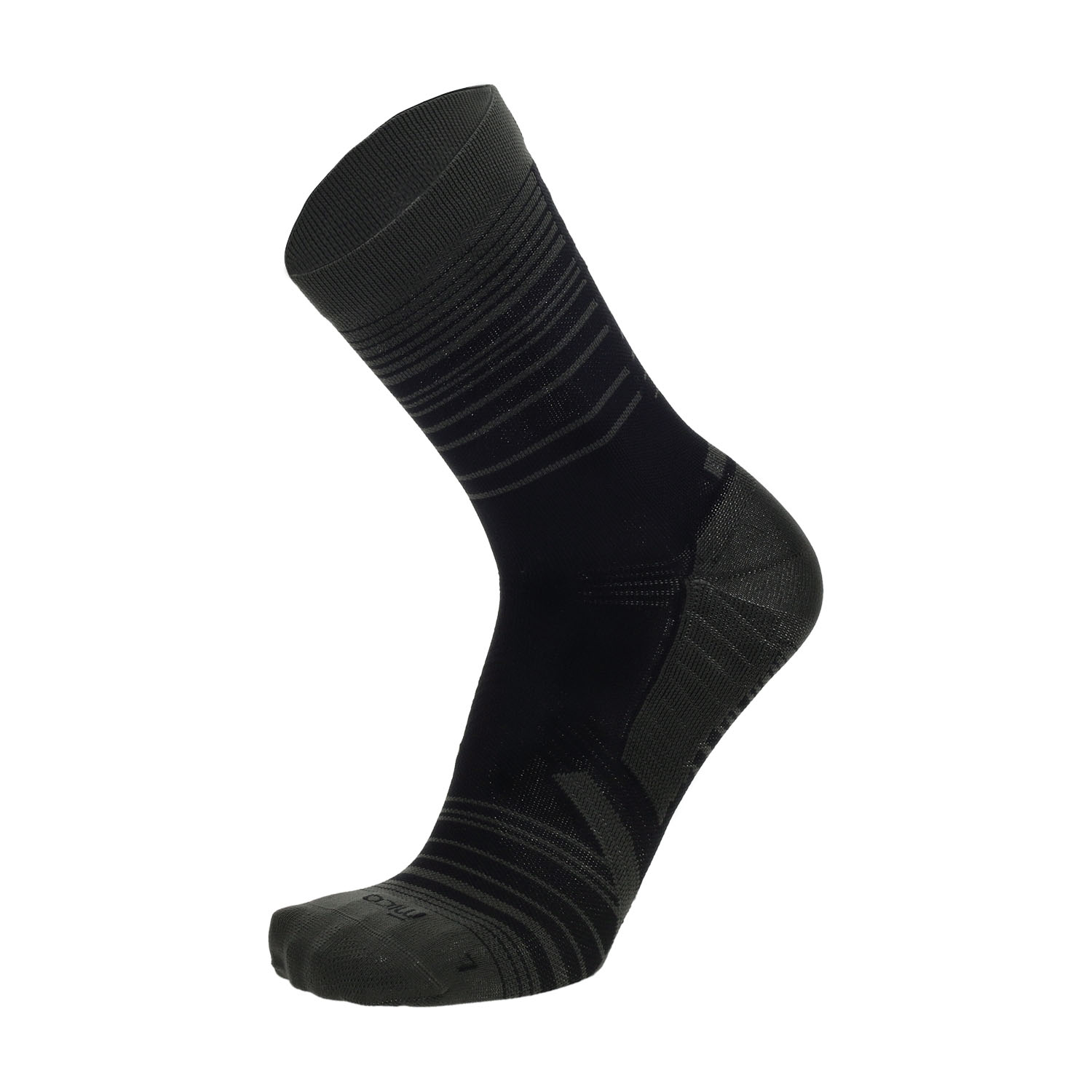 Mico M1 Light Weight Calze - Nero/Grigio