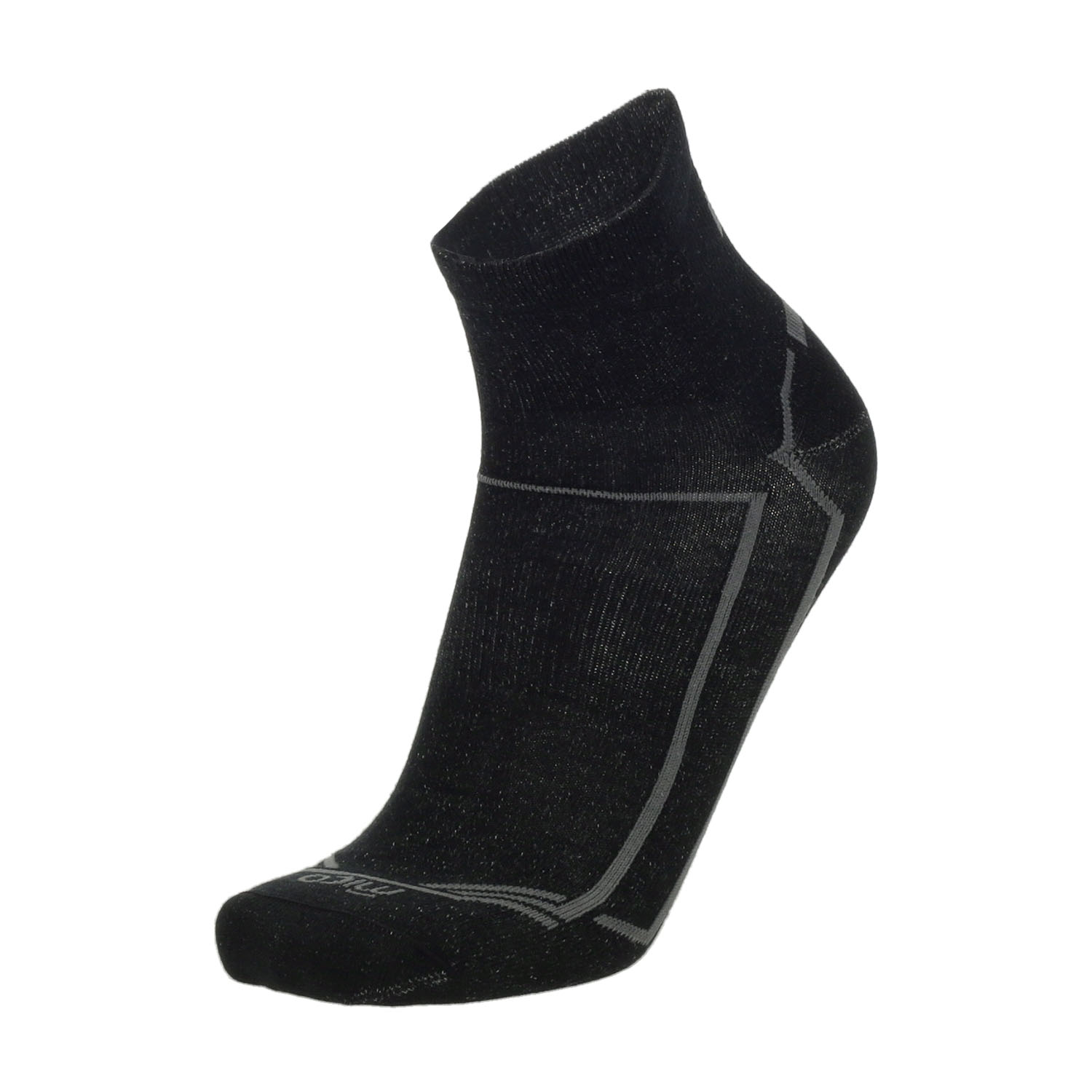 Mico Odor Zero Outlast Light Weight Calcetines - Nero/Grigio