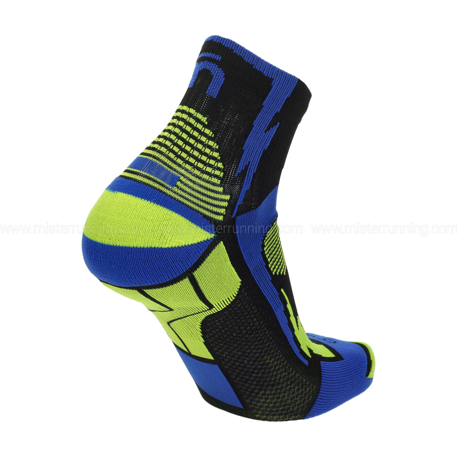 Mico X-Static Light Weight Odor Zero Socks - Nero/Azzurro