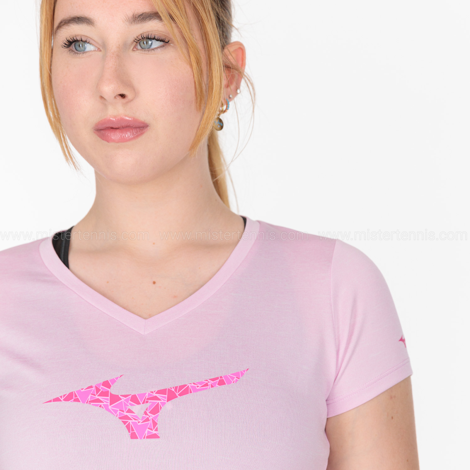 Mizuno Impulse Core Logo T-Shirt - Pink Lavender