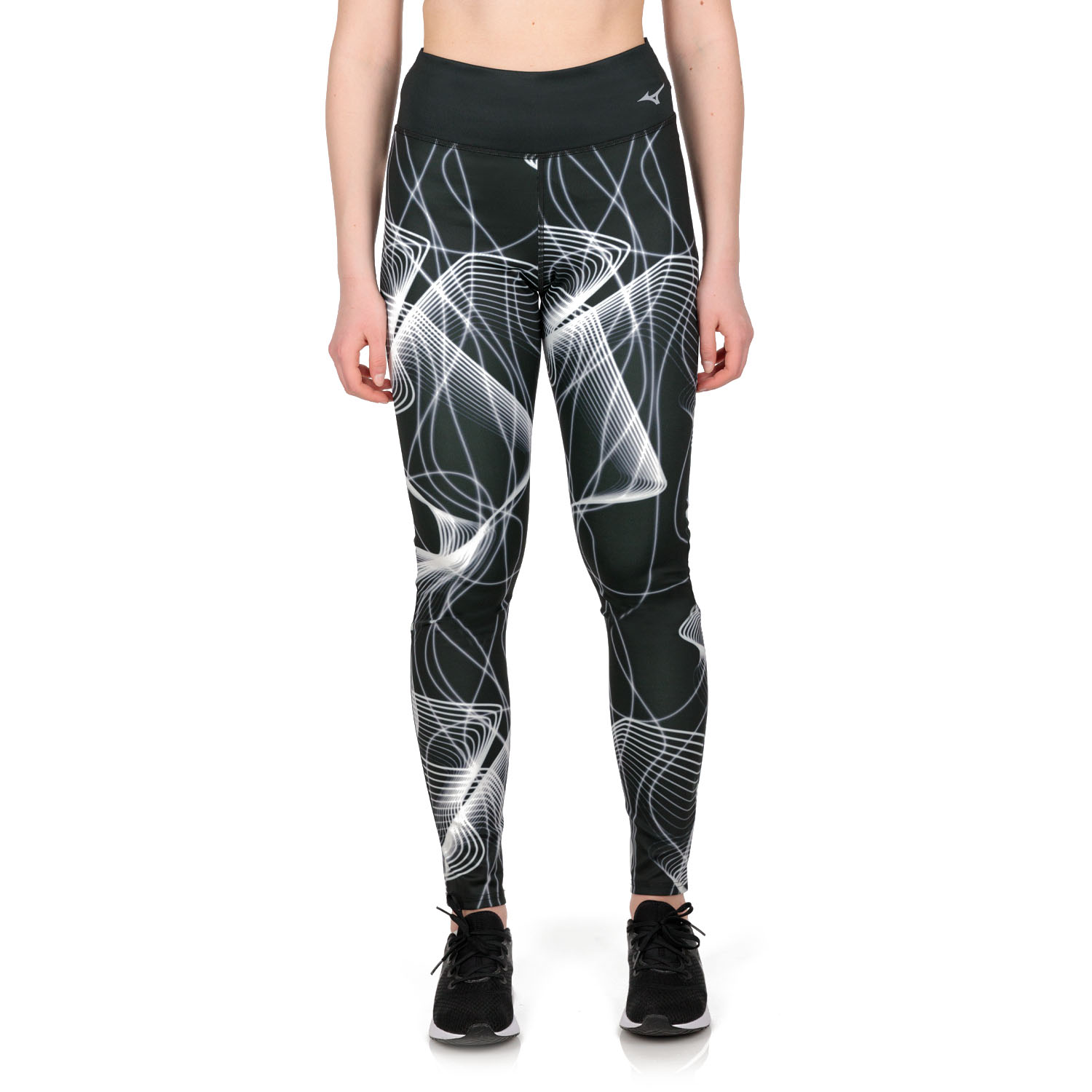 Mizuno Printed Tights - Black