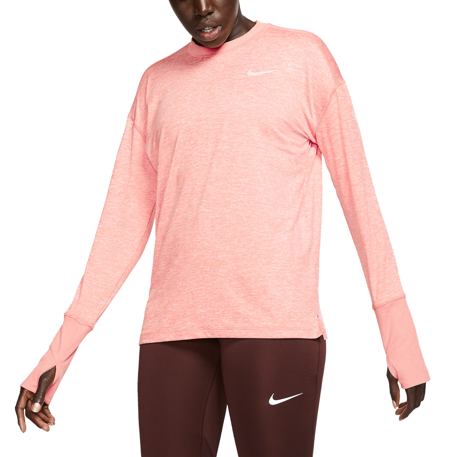 element nike women's running shirts & tops