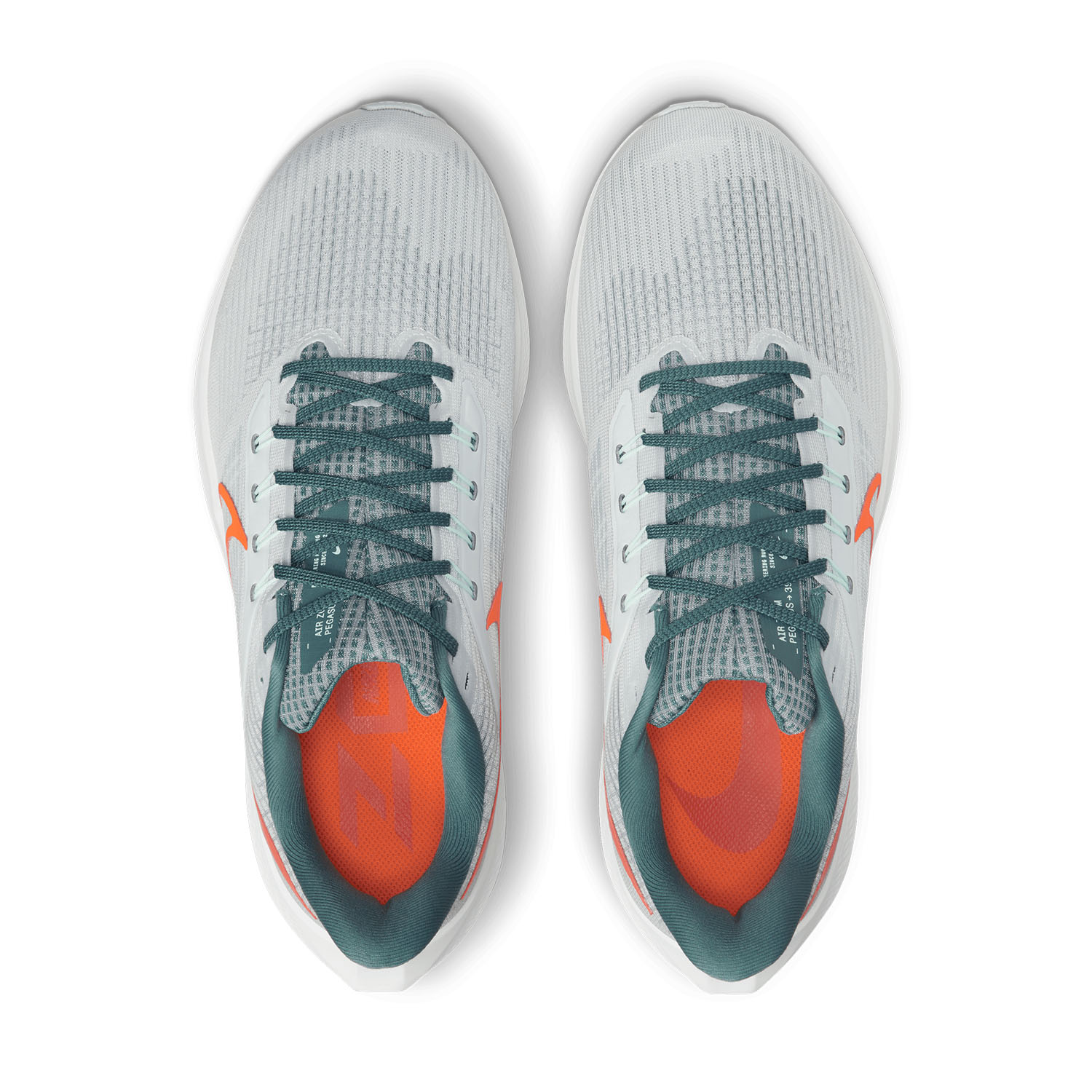 Nike Air Zoom Pegasus 39 Extra Wide - Pure Platinum/Total Orange/Mineral Slate