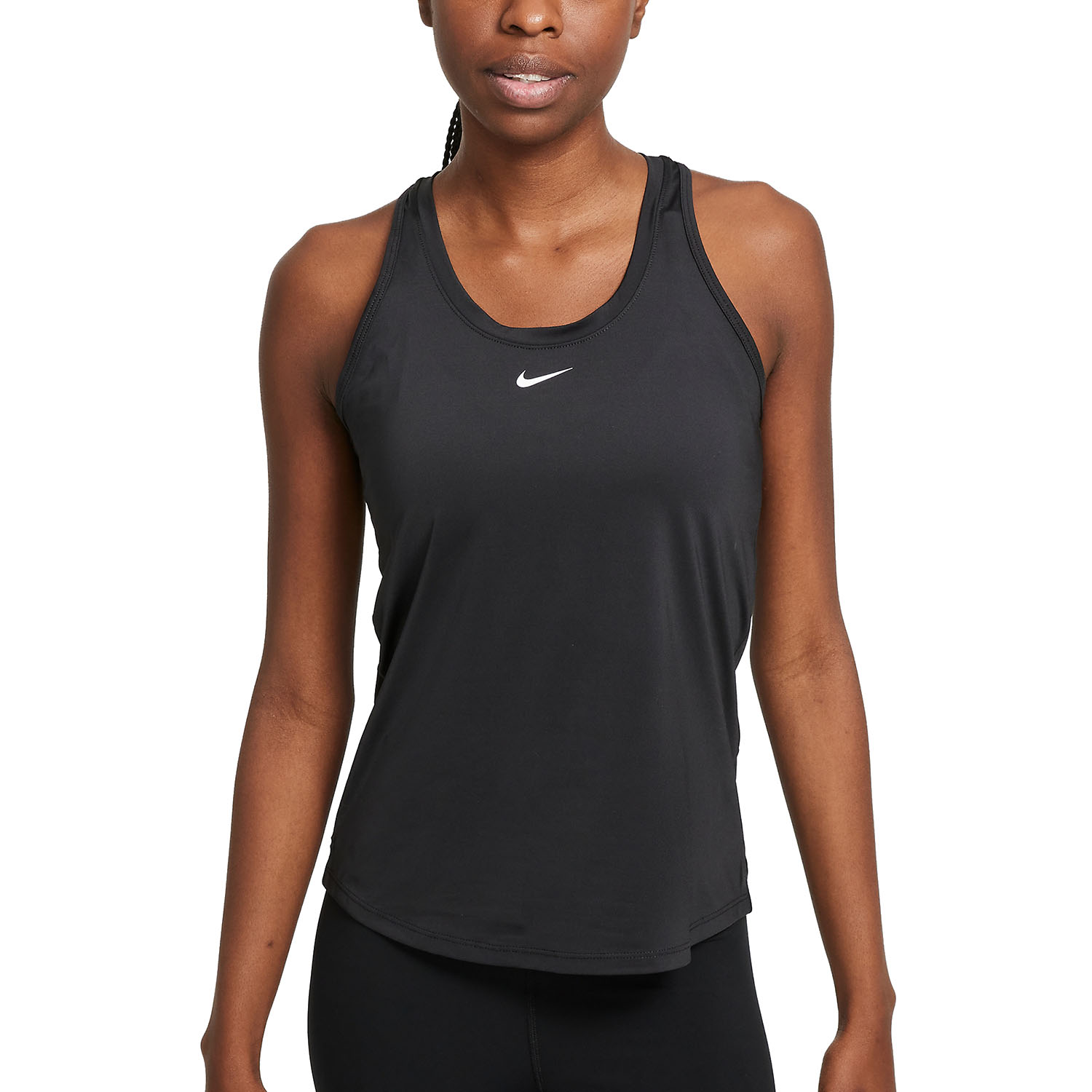 Nike Dri-FIT One Women's Training Tank - Black/White