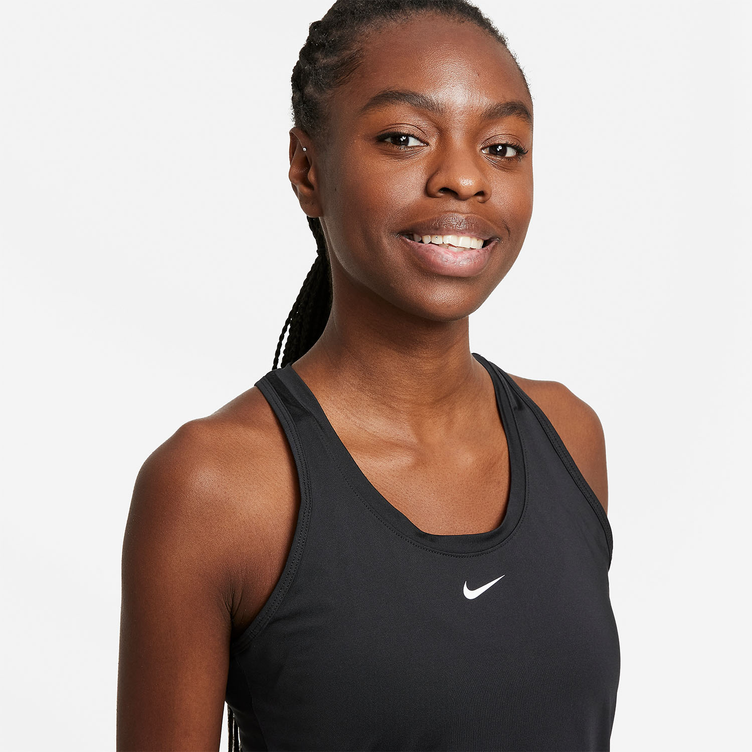 Nike Dri-FIT One Tank - Black/White