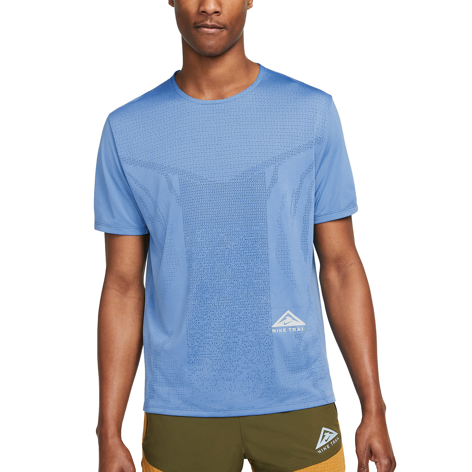 Nike Dri-FIT Rise 365 Men's Trail Running T-Shirt Dutch Blue