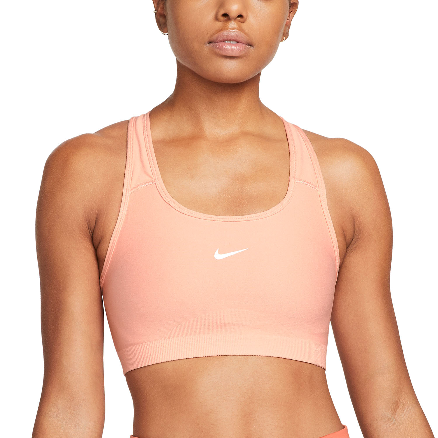 Apropiado Noticias de última hora no pagado Nike Dri-FIT Seamless Sujetador Deportivo Mujer - Lt Madder Root