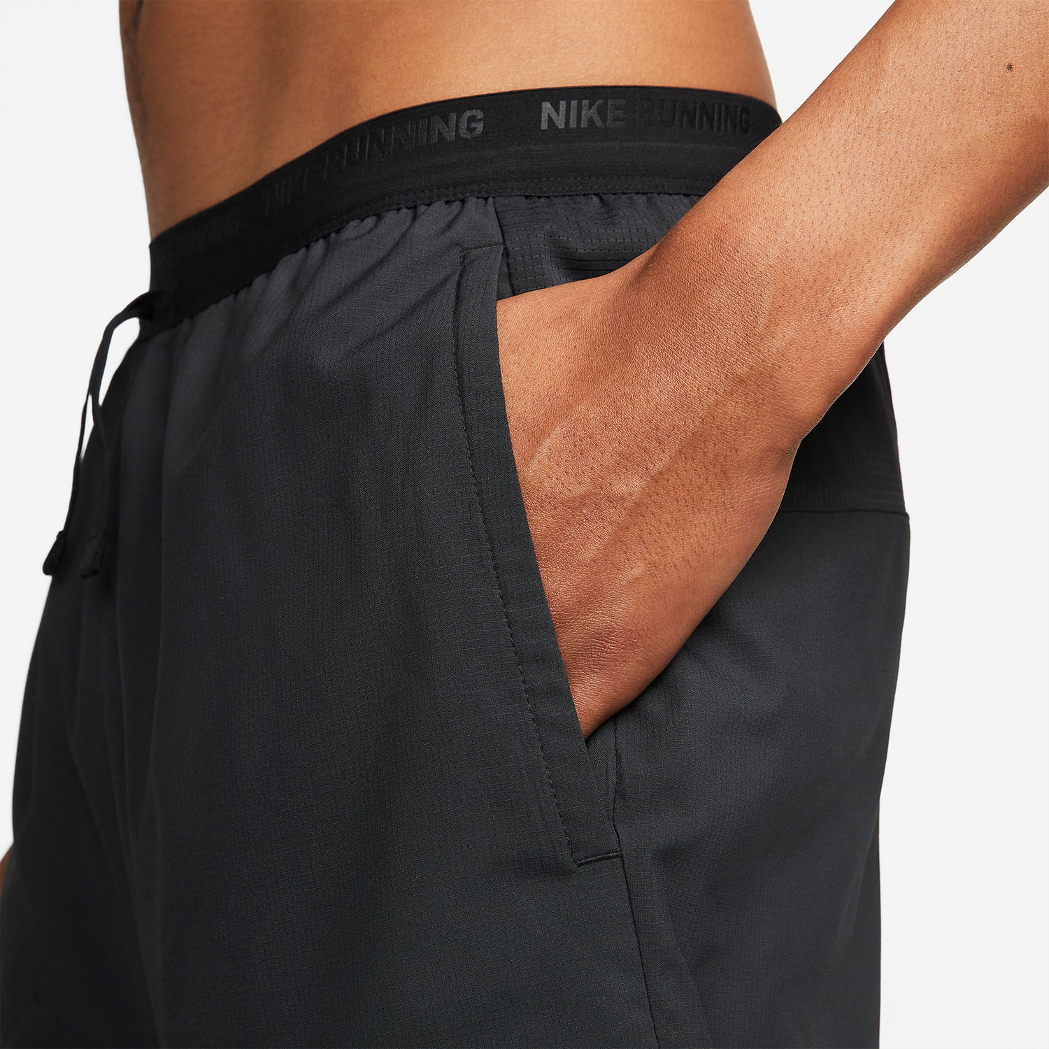 Nike Dri-FIT Stride 2 in 1 7in Shorts - Black/Reflective Silver