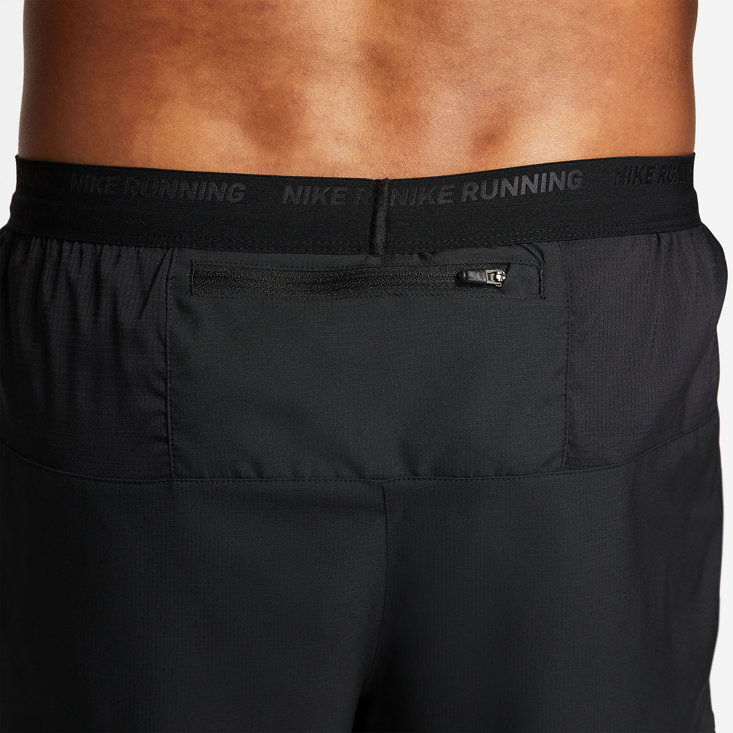 Nike Dri-FIT Stride 2 in 1 7in Pantaloncini - Black/Reflective Silver