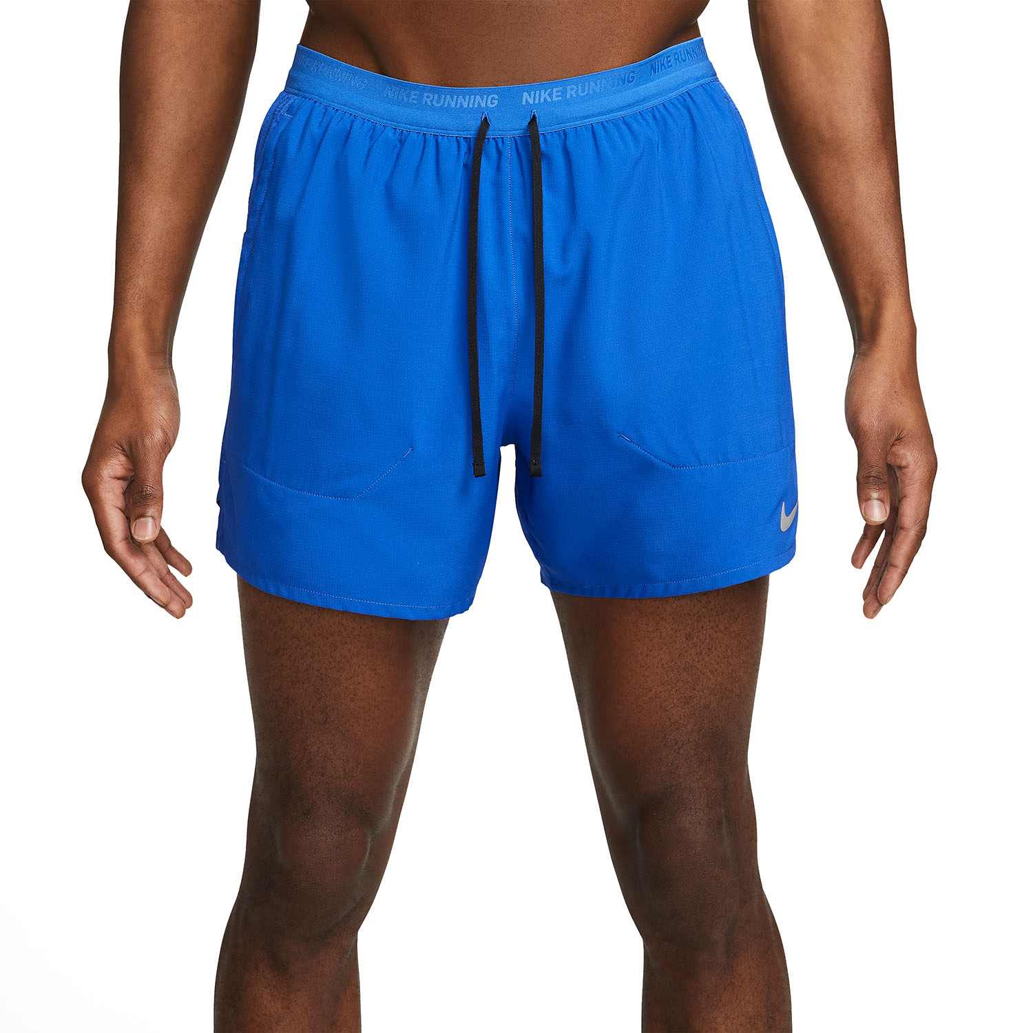 Nike Dri-FIT Stride 5in Shorts - Game Royal/Black/Reflective Silver