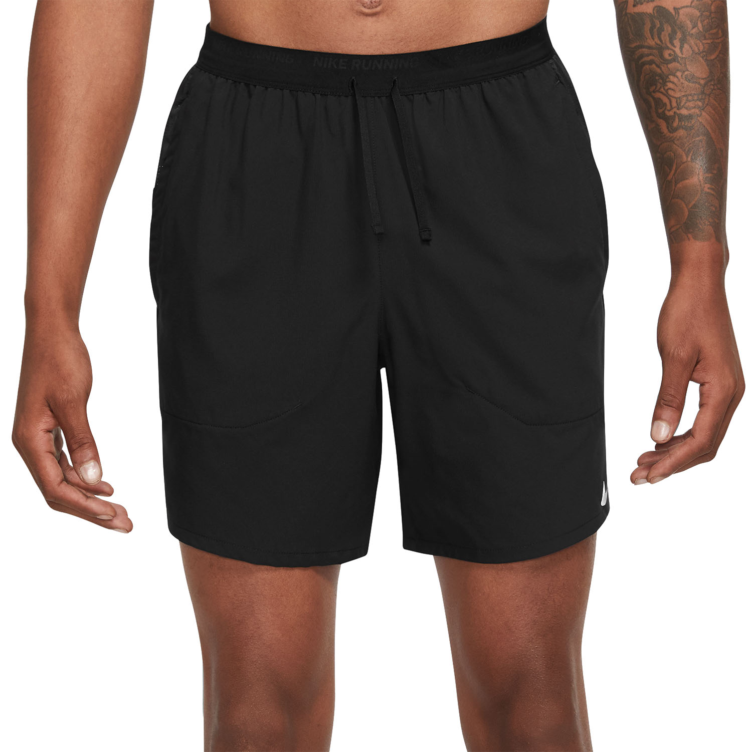 Nike Dri-FIT Stride 7in Shorts - Black/Reflective Silver