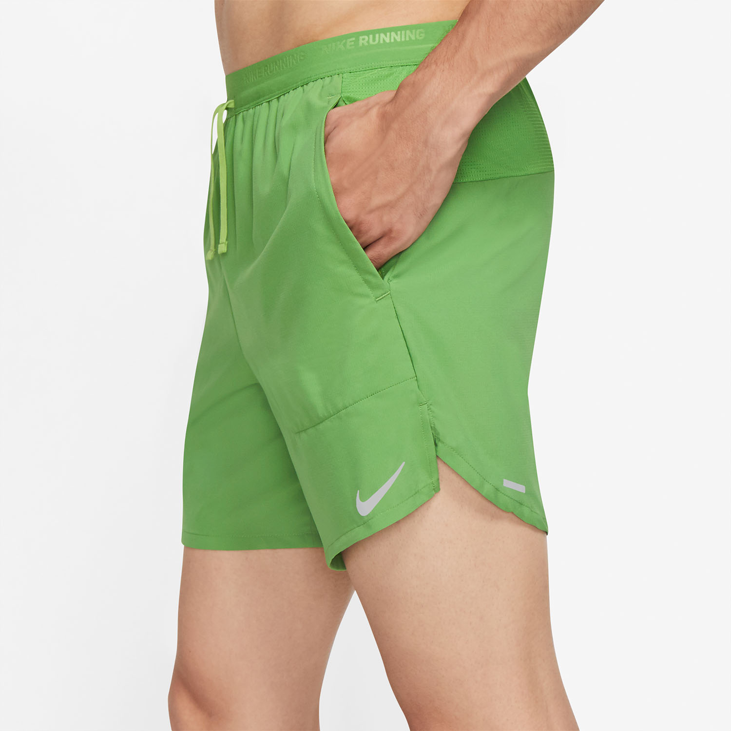 Nike Dri-FIT Stride 7in Shorts - Chlorophyll/Vivid Green/Reflective Silver