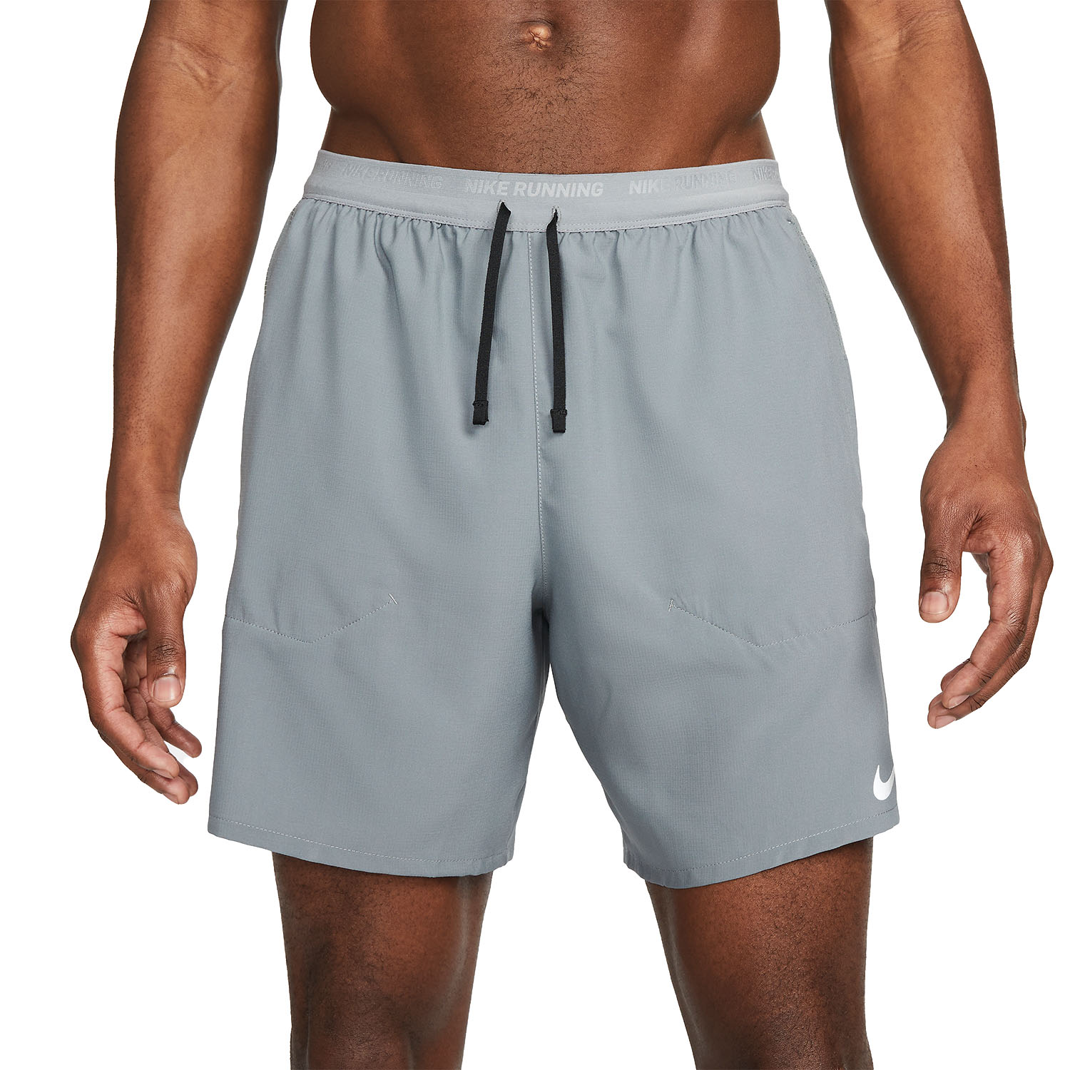 Nike Dri-FIT Stride 2 in 1 7in Shorts - Smoke Grey/Reflective Silver