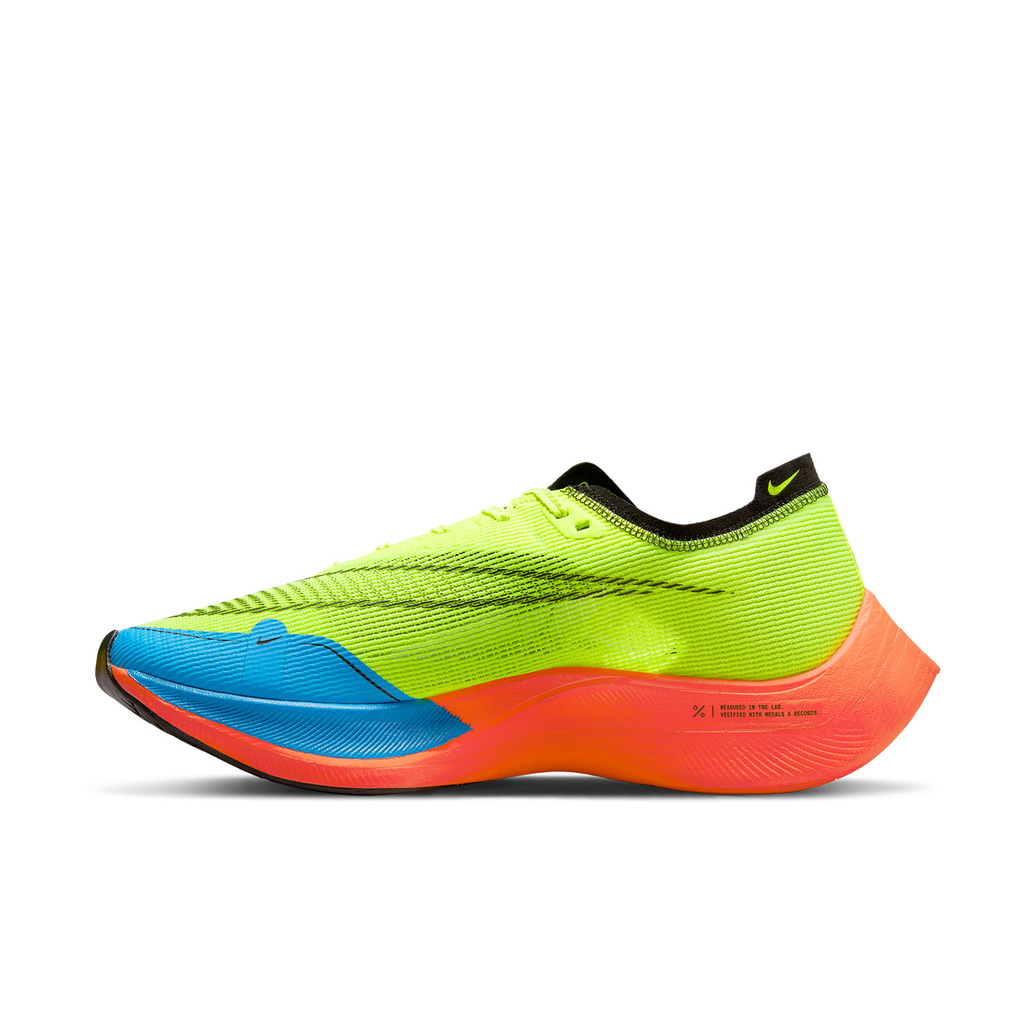 Nike ZoomX Vaporfly Next% 2 - Volt/Black/Bright Crimson/Light Photo Blue