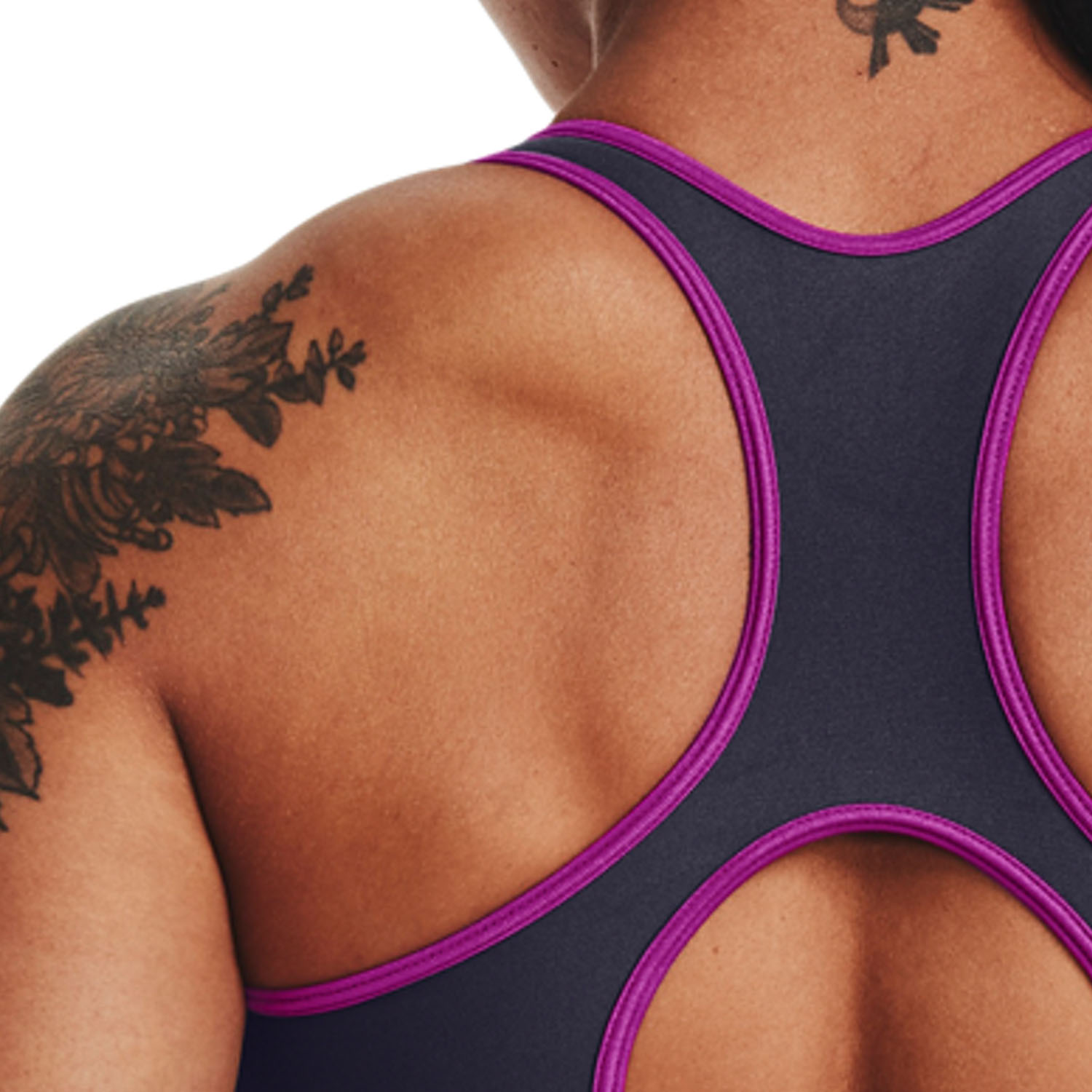 Under Armour Authentics Sports Bra - Tempered Steel/Strobe/Odyssey Yellow