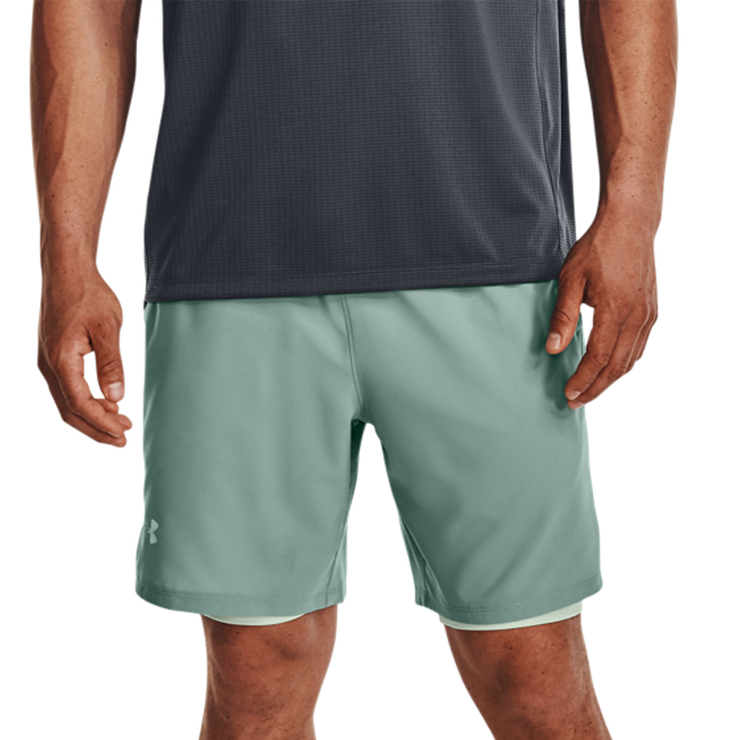 Pantaloncini under armour verdi outlet