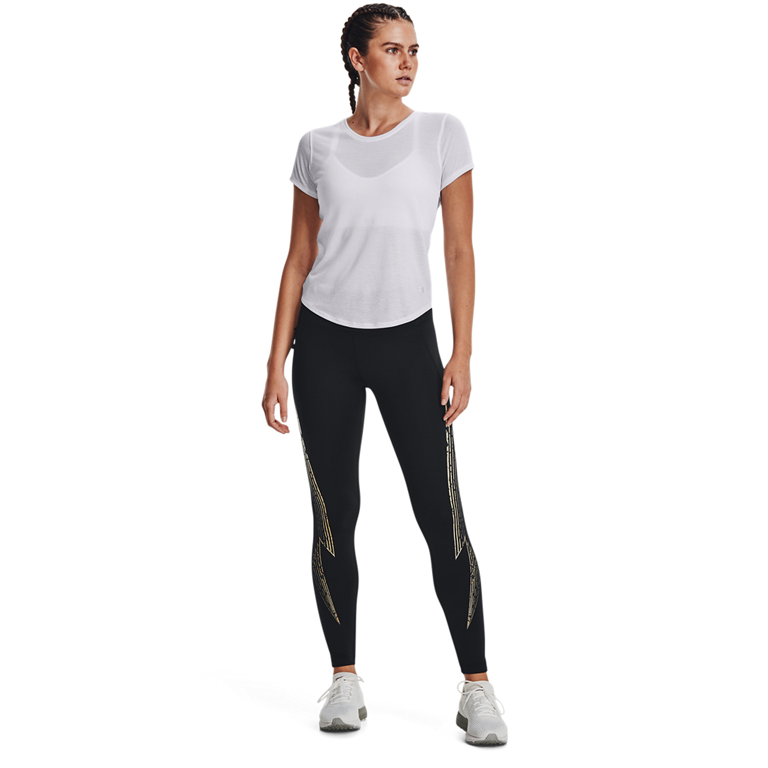 Under Armour Outrun The Cold Tights - Black/Reflective