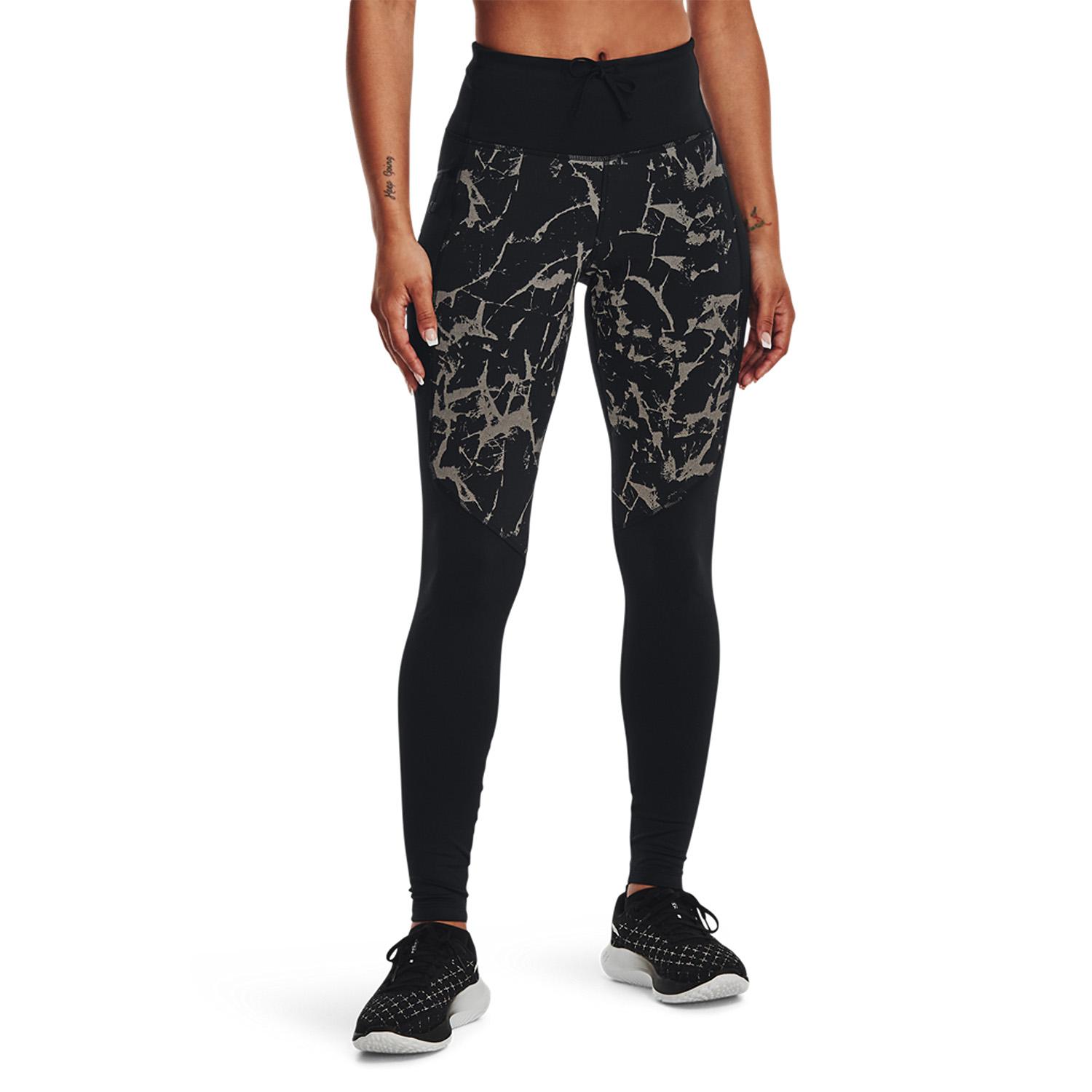 Under Armour Outrun The Cold Tights - Black/Reflective