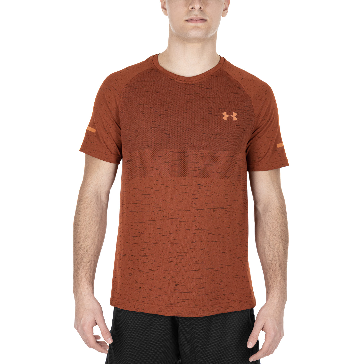 Under Vanish Camiseta de Running Hombre - Fox/Jet Gray