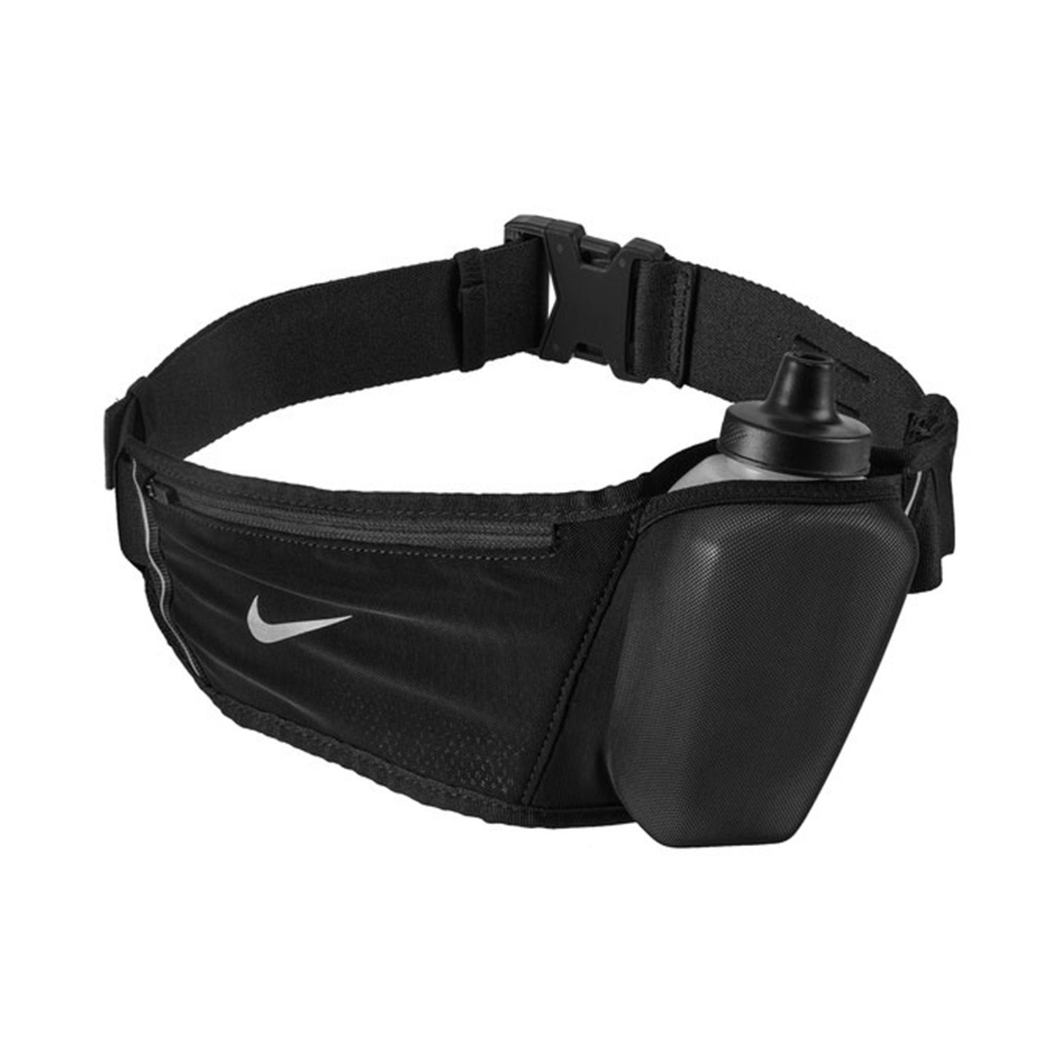 Nike Flex Stride Logo Belt - Black/Silver