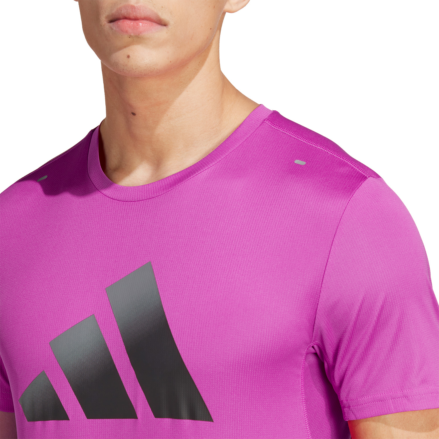 adidas Run Icons 3 Bar T-Shirt - Selfu