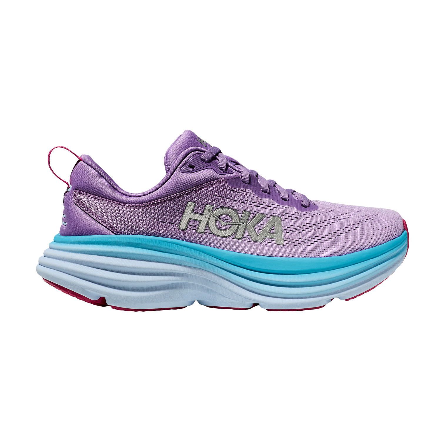 Hoka One One Bondi 8 Women's Running Shoes - Impala/Cyclamen