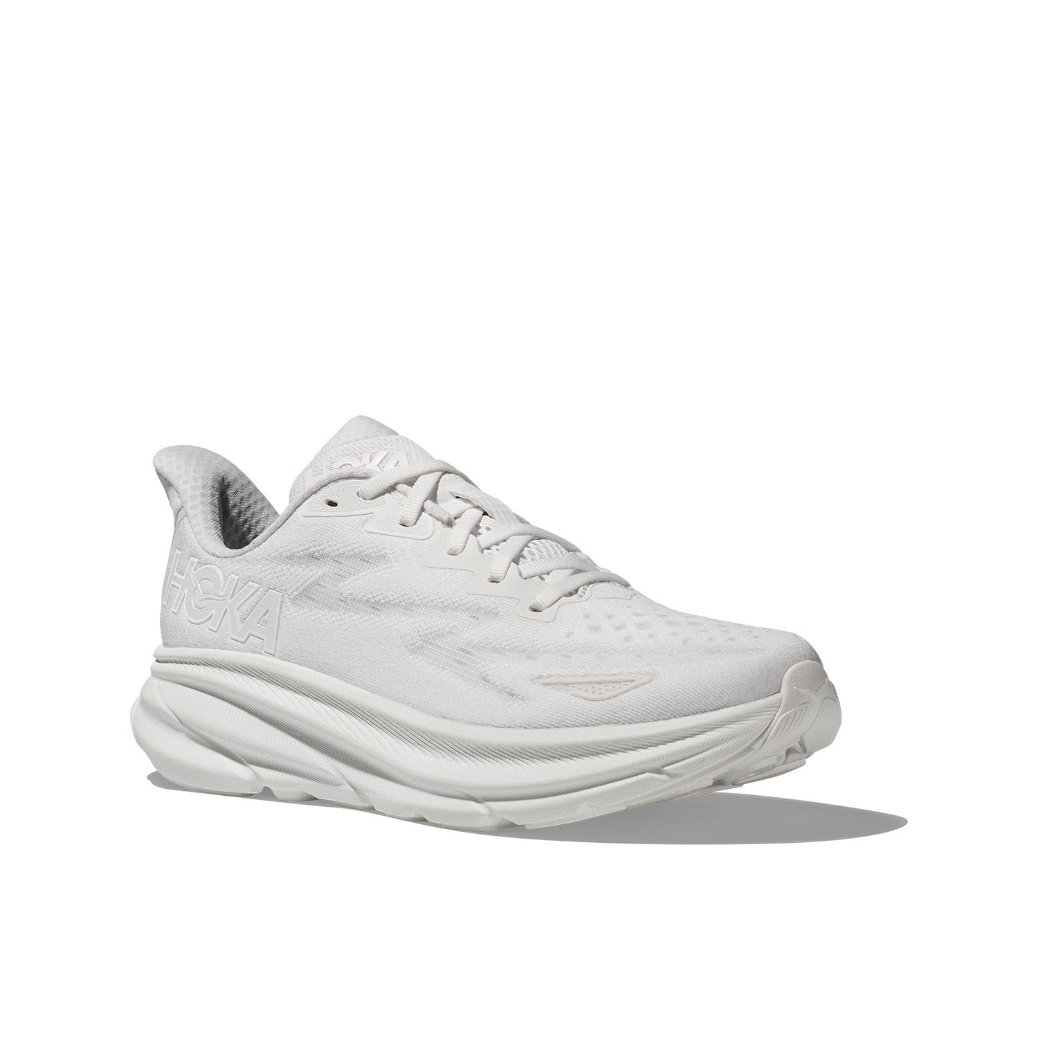 Hoka Clifton 9 Women's Running Shoes - White