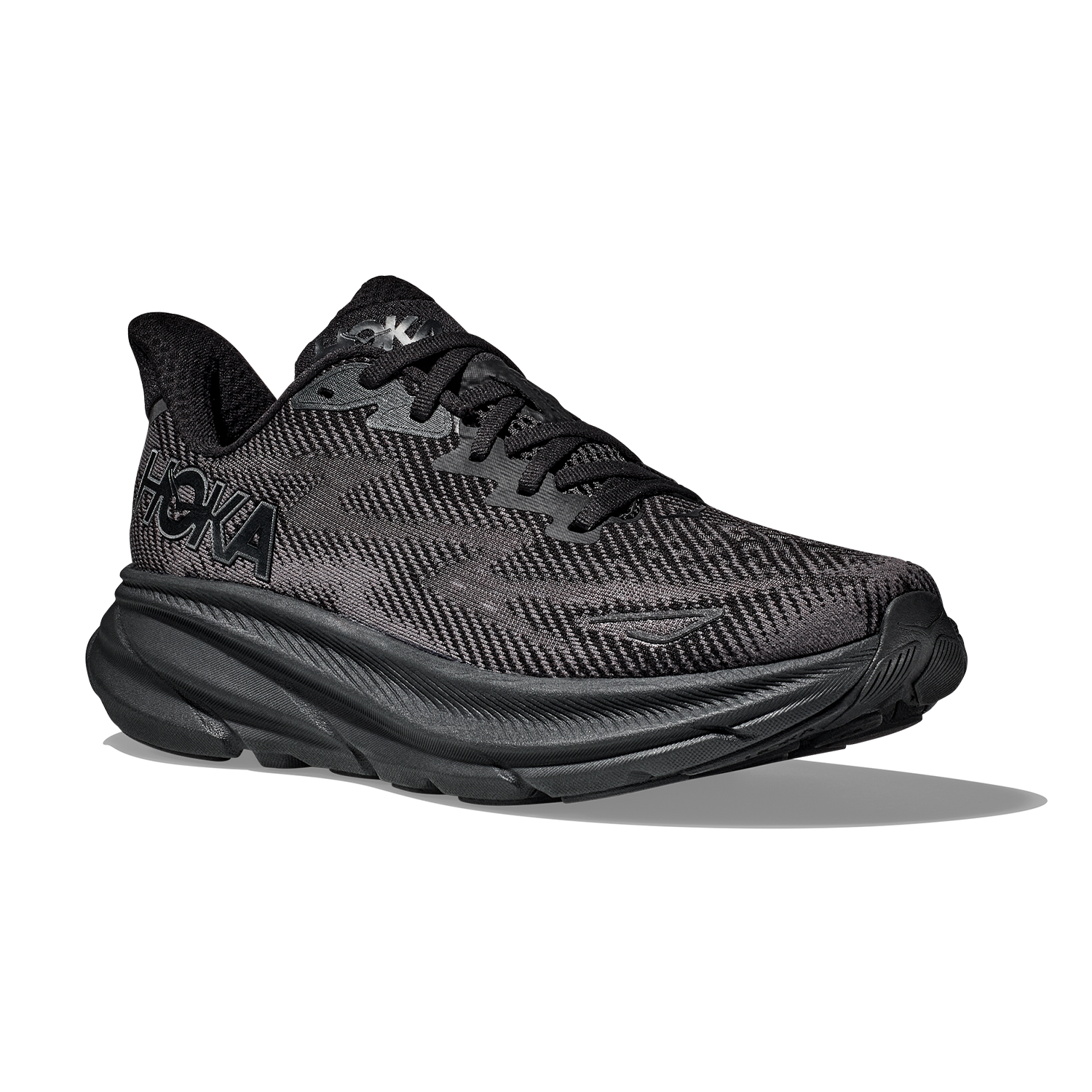 Hoka One One Clifton 9 Men's Running Shoes - Black