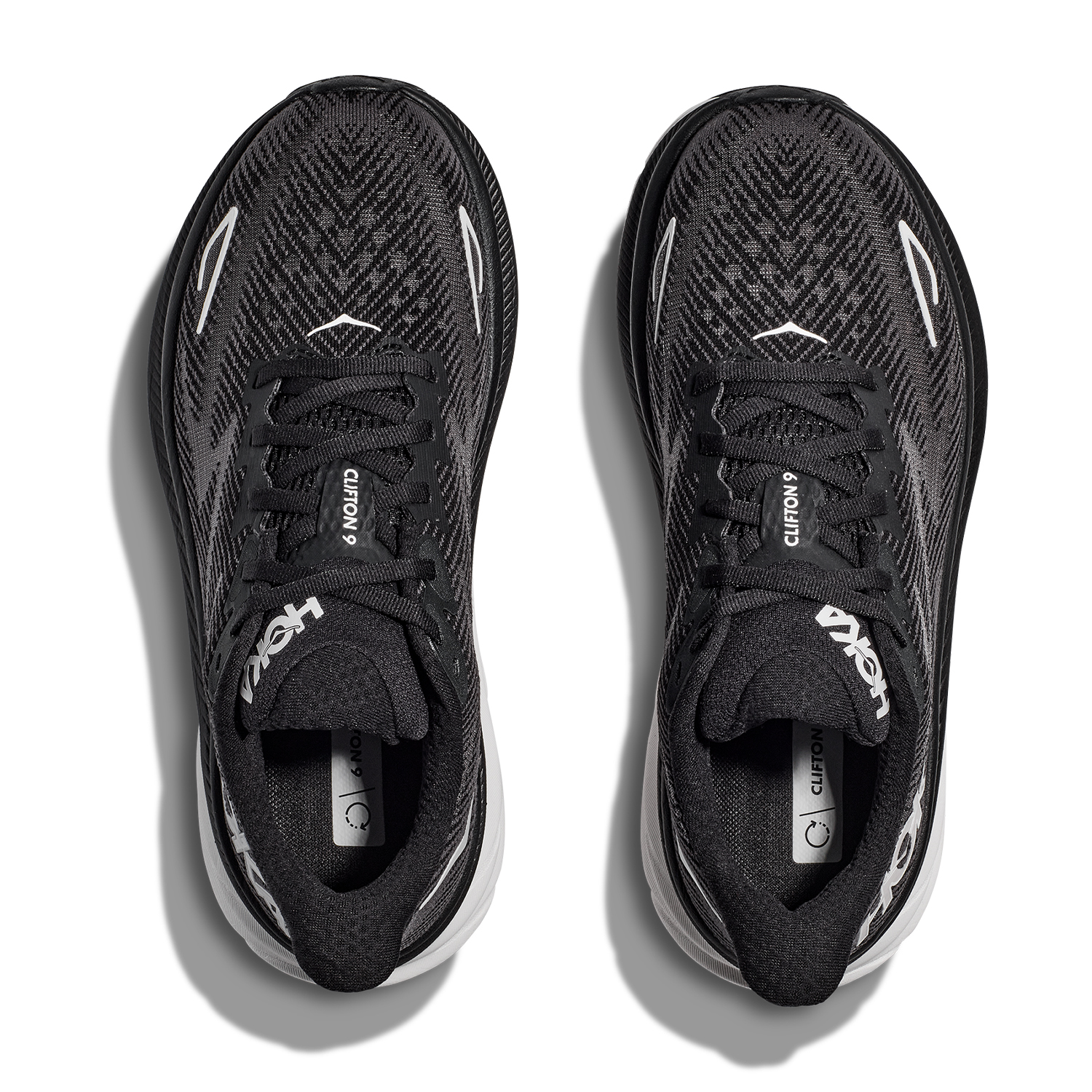 Hoka Clifton 9 - Black/White