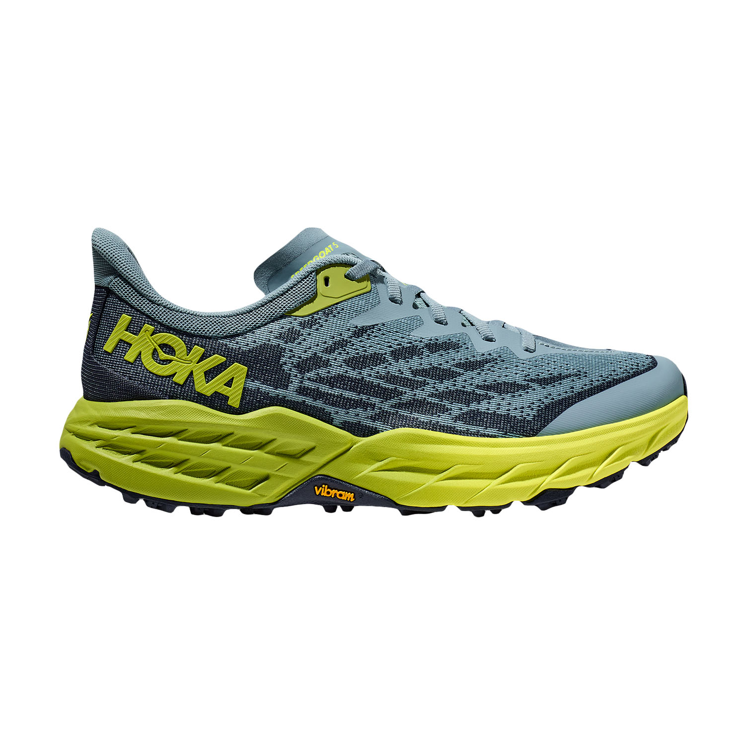 Hoka One One Speedgoat 5 Wide Men's Trail Shoes - Stone Blue