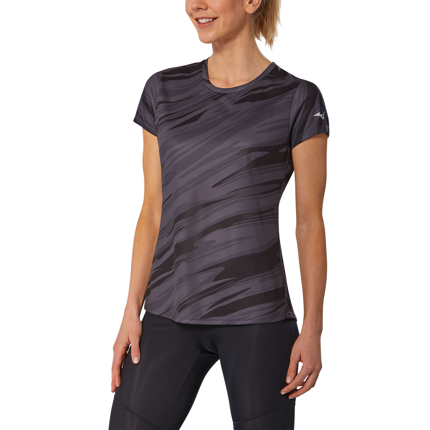 Mizuno Impulse Core Graphic Camiseta - Black