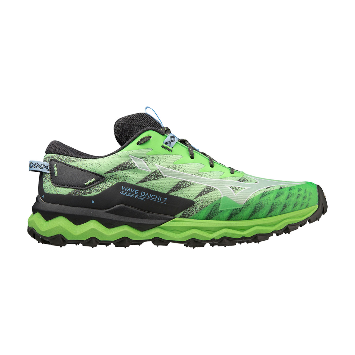 Mizuno Wave Daichi 7 Men's Trail Shoes - 909 C/Cameo Green