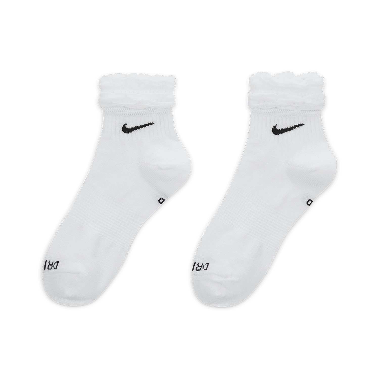 Nike Dri-FIT Gym Calze - White/Black
