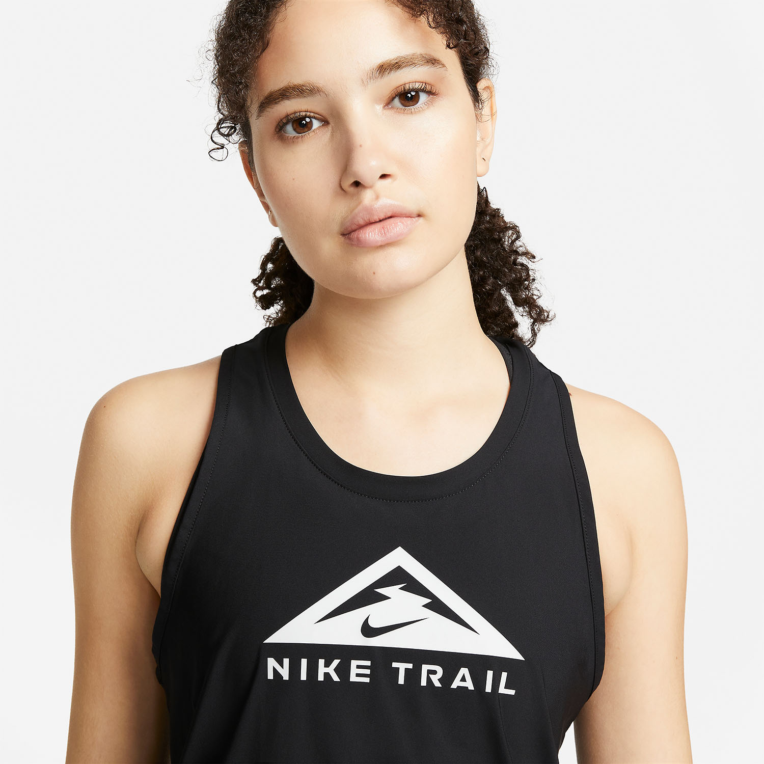 Nike Performance TRAIL TANK - Top - black/photon dust/black