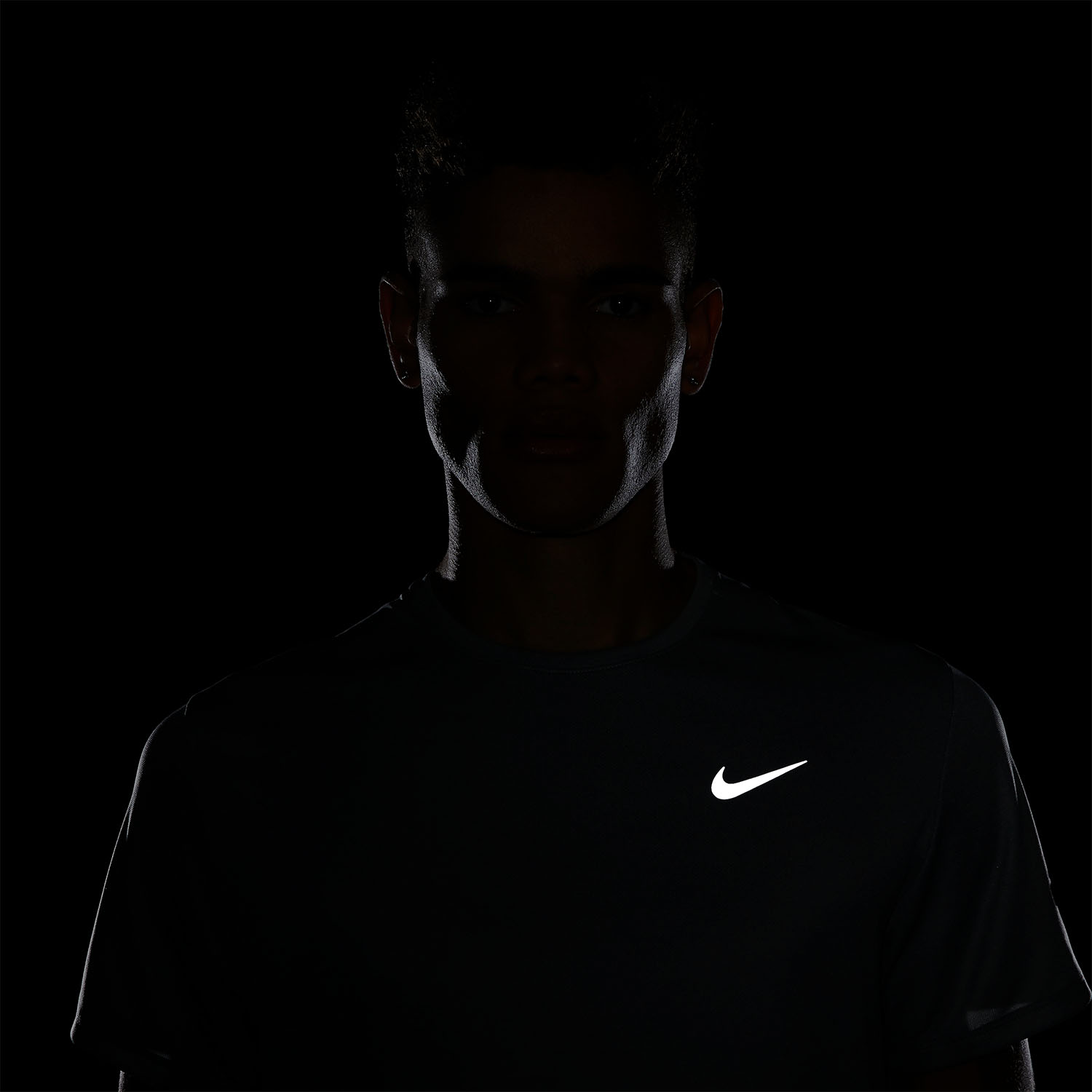 Nike Dri-FIT UV Division Men's Running T-Shirt Particle Grey
