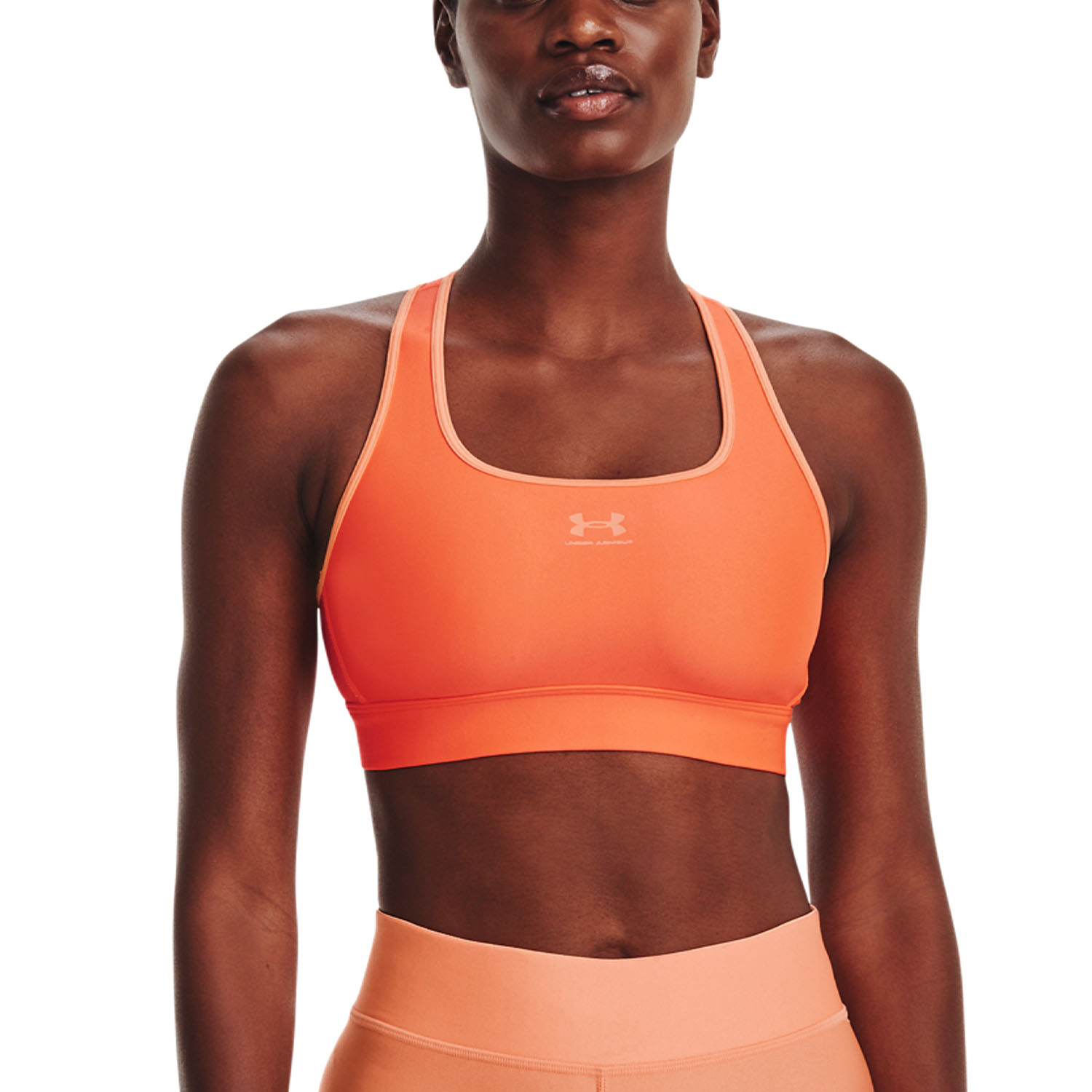 Under Armour Authentics Women's Sports Bra - Orange Blast