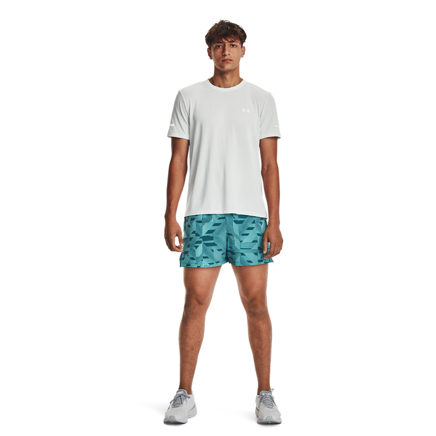 Under Armour Launch Elite Graphic 5in Shorts - Blue Haze/Still Water