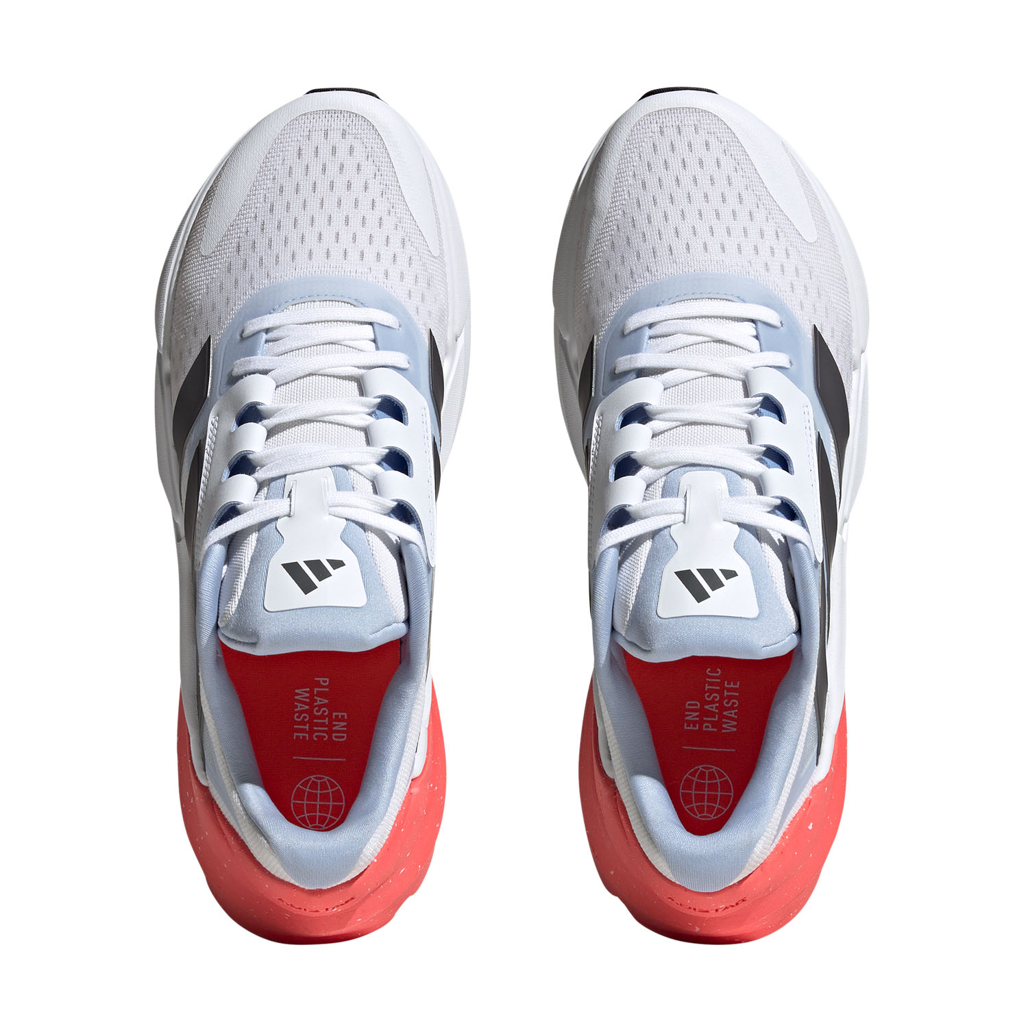 adidas Adistar 2 - Cloud White/Grey Five/Solar Red