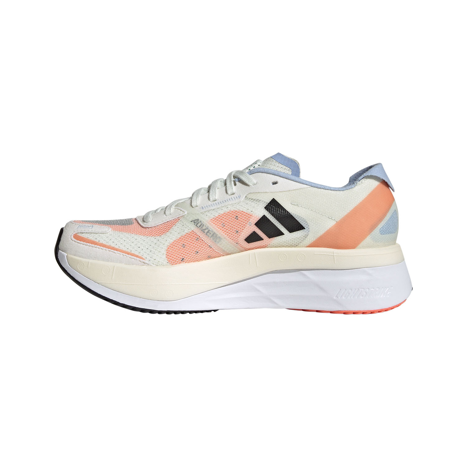 adidas Adizero Boston 11 - White Tint/Court Green/Coral Fusion