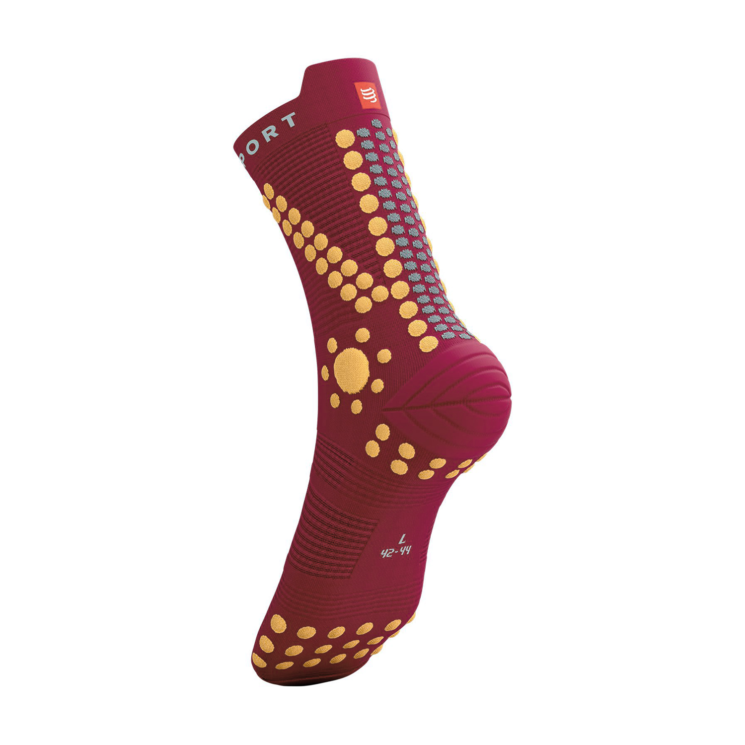 Compressport Pro Racing V4.0 Trail Socks - Persian Red/Blazing Orange