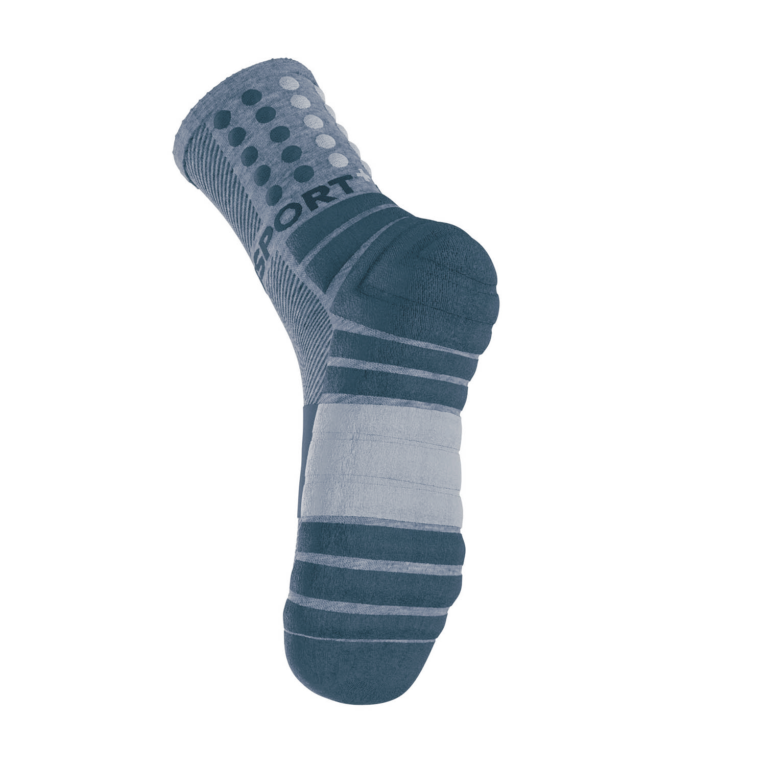 Compressport Shock Absorb Calze - Grey Melange