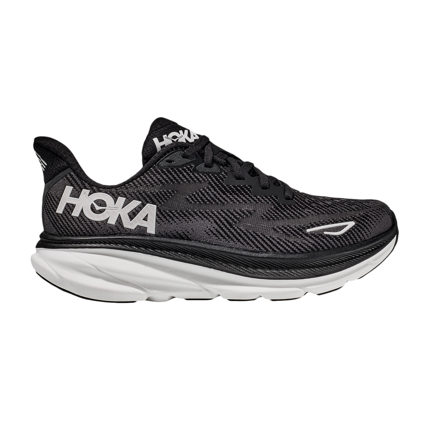 Hoka Clifton 9 Wide - Black/White