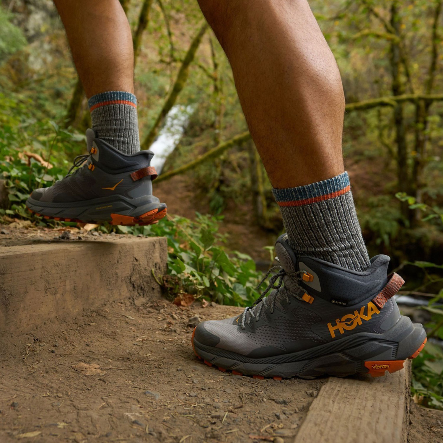 Hoka Trail Code GTX Men's Outdoor Shoes - Castlerock