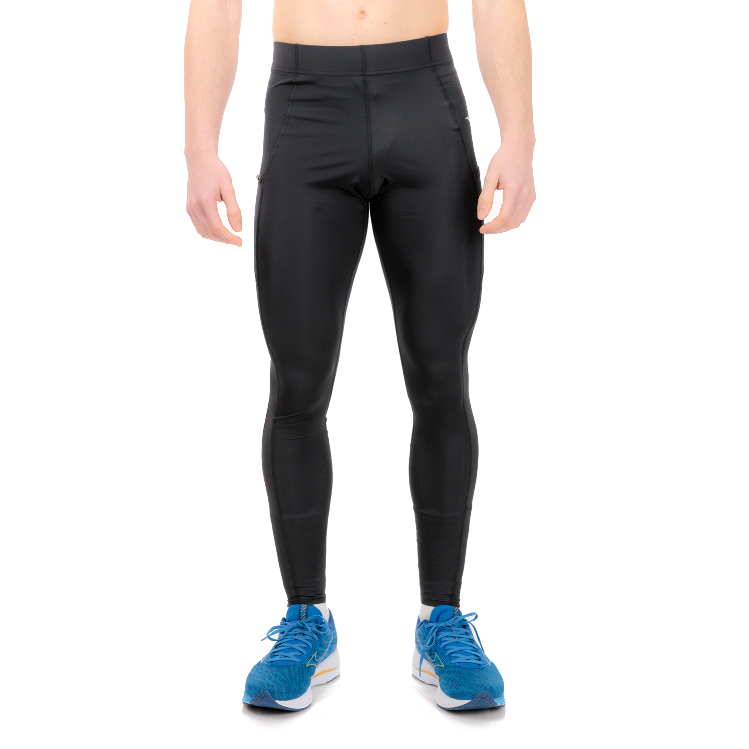 Mizuno Thermal Charge Men's Running Tights - Evening Blue