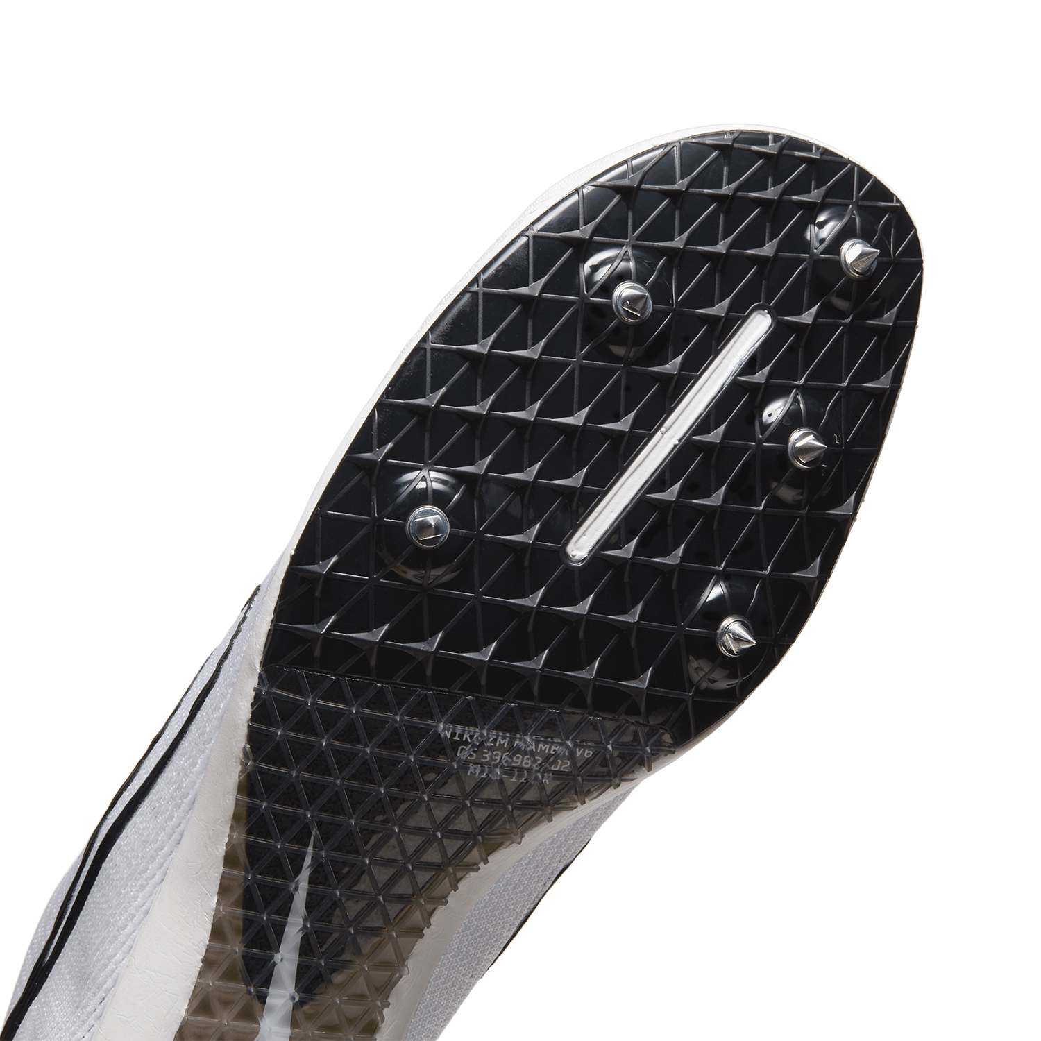 Nike Zoom Mamba 6 Athletic Shoes - White/Black/Metallic Silver