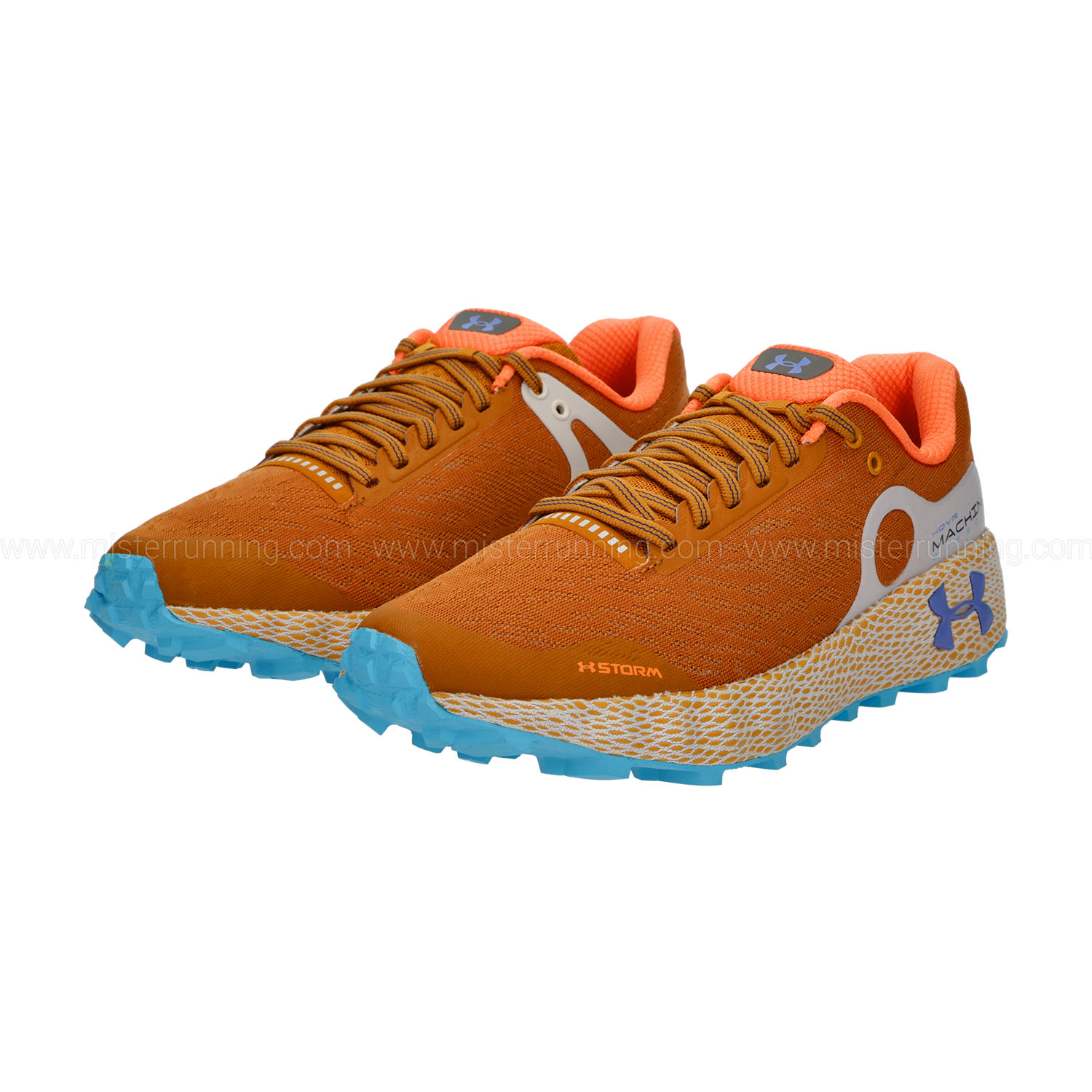 Under Armour Hovr Machina Off Road - Honey Orange/Blue Surf