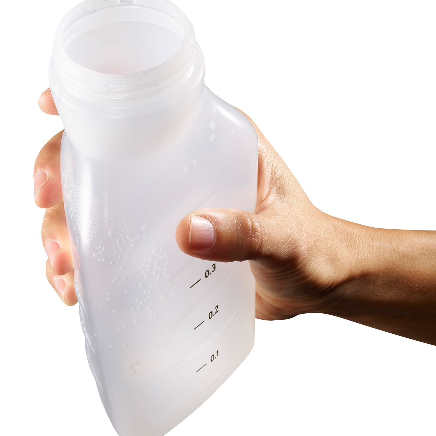Salomon 3D 600 ml Bottle - White/Translucent