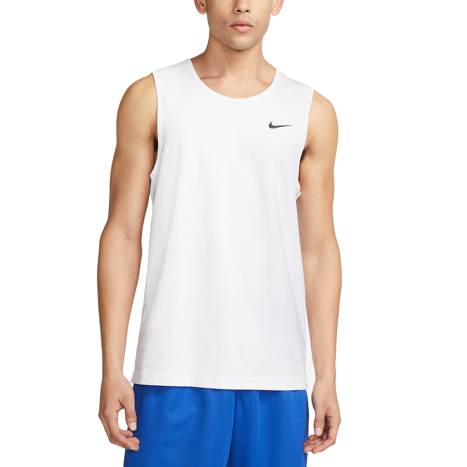 Nike Dri-FIT Hyverse Men's Training Tank - White/Black