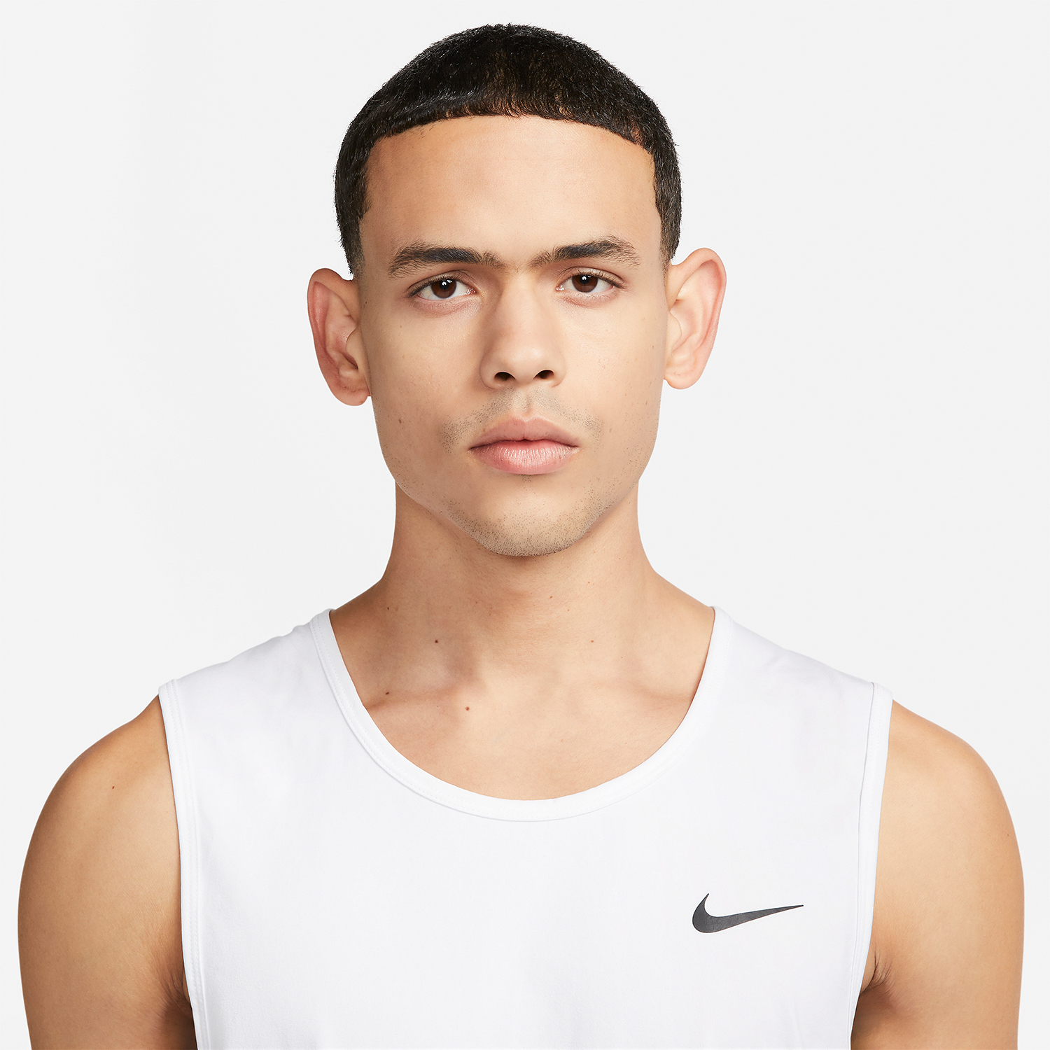 Nike Dri-FIT Hyverse Men's Training Tank - White/Black