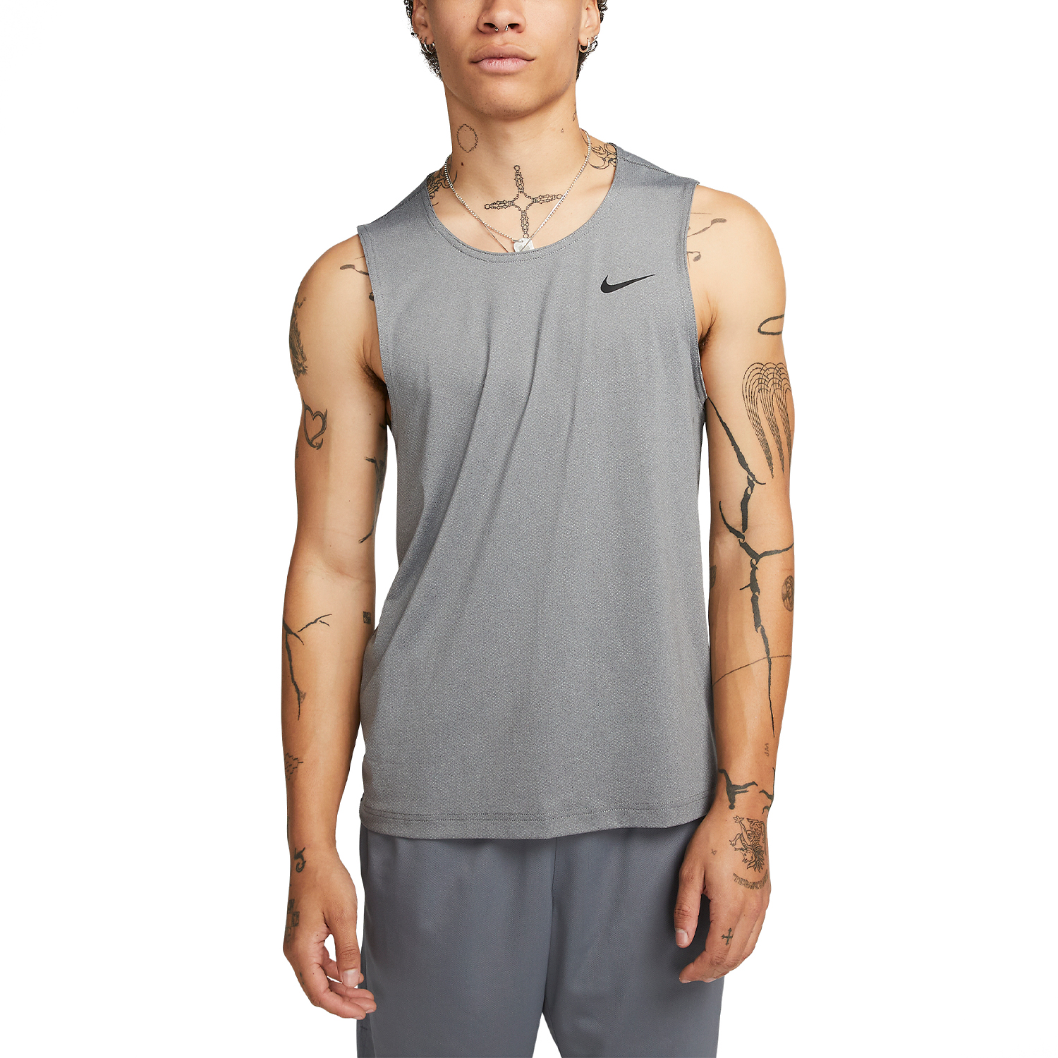 Nike Dri-FIT Ready Men's Training Tank Grey/Heather